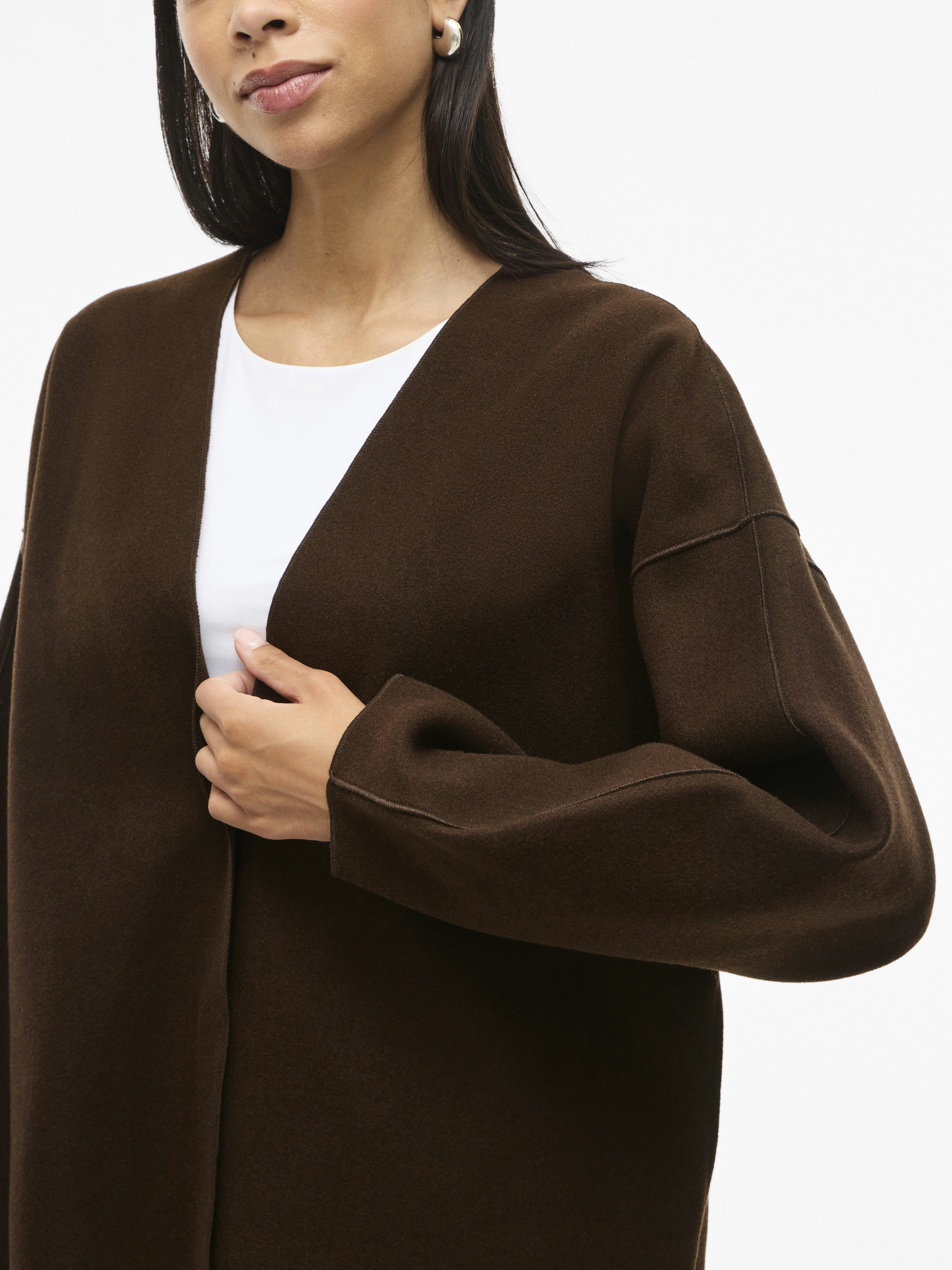 Vila Damen Jacken Coffee Bean