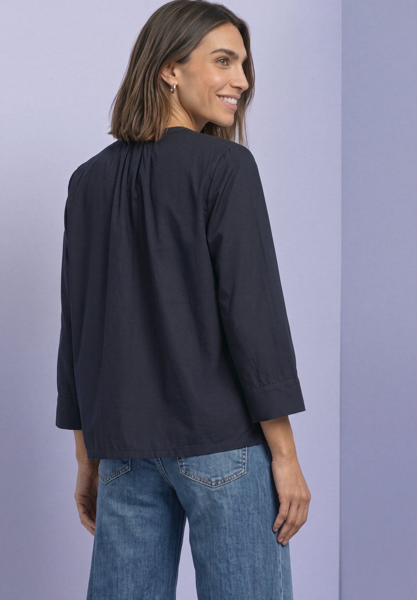Street One Damen Blusen Indigo Ni