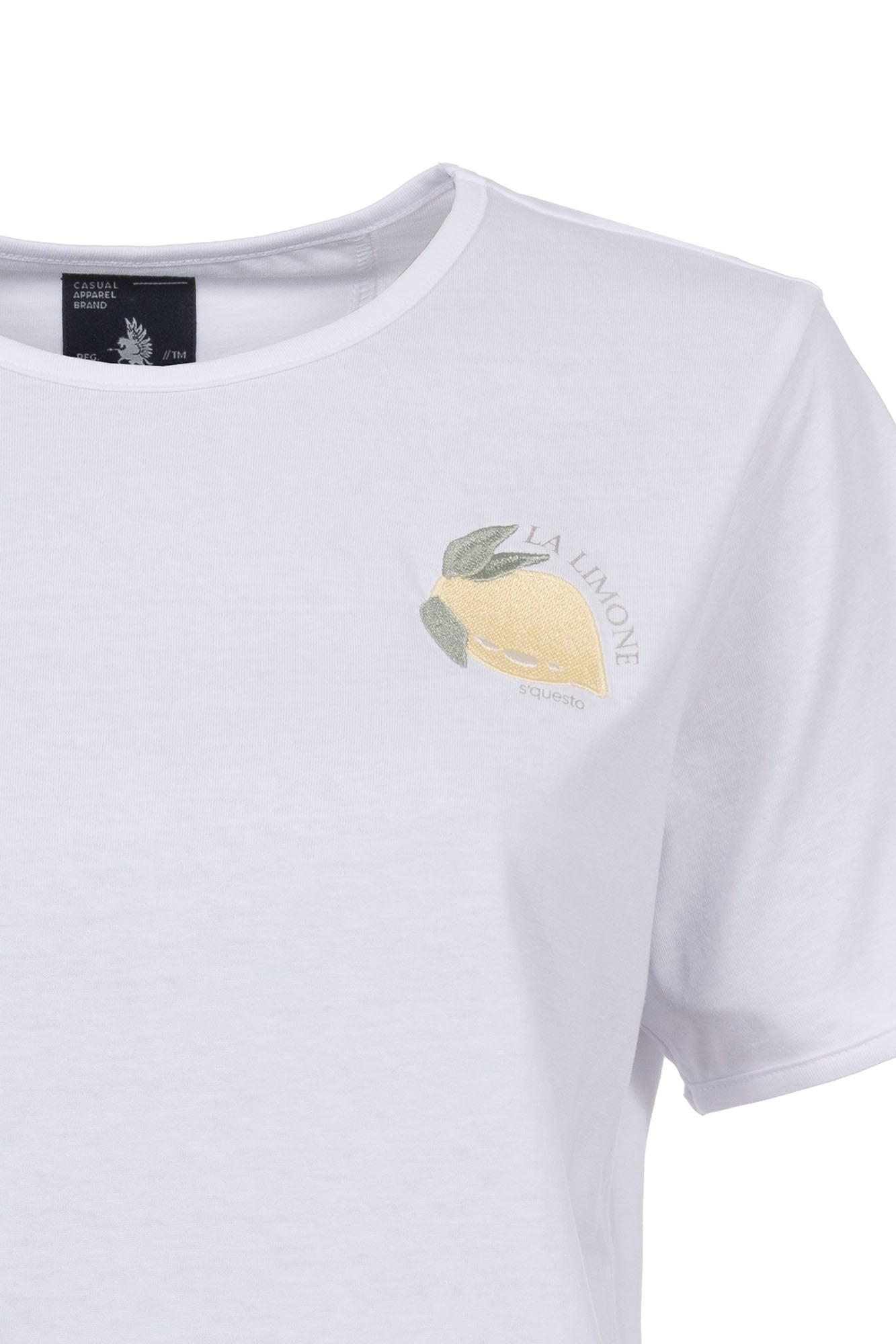 Soquesto Damen T-Shirts Weiß