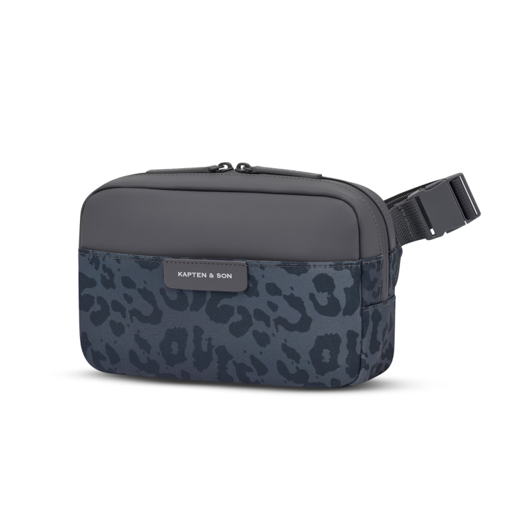 Kapten & Son Handtasche Bergen Pro Crossbody Leo Dark Grey