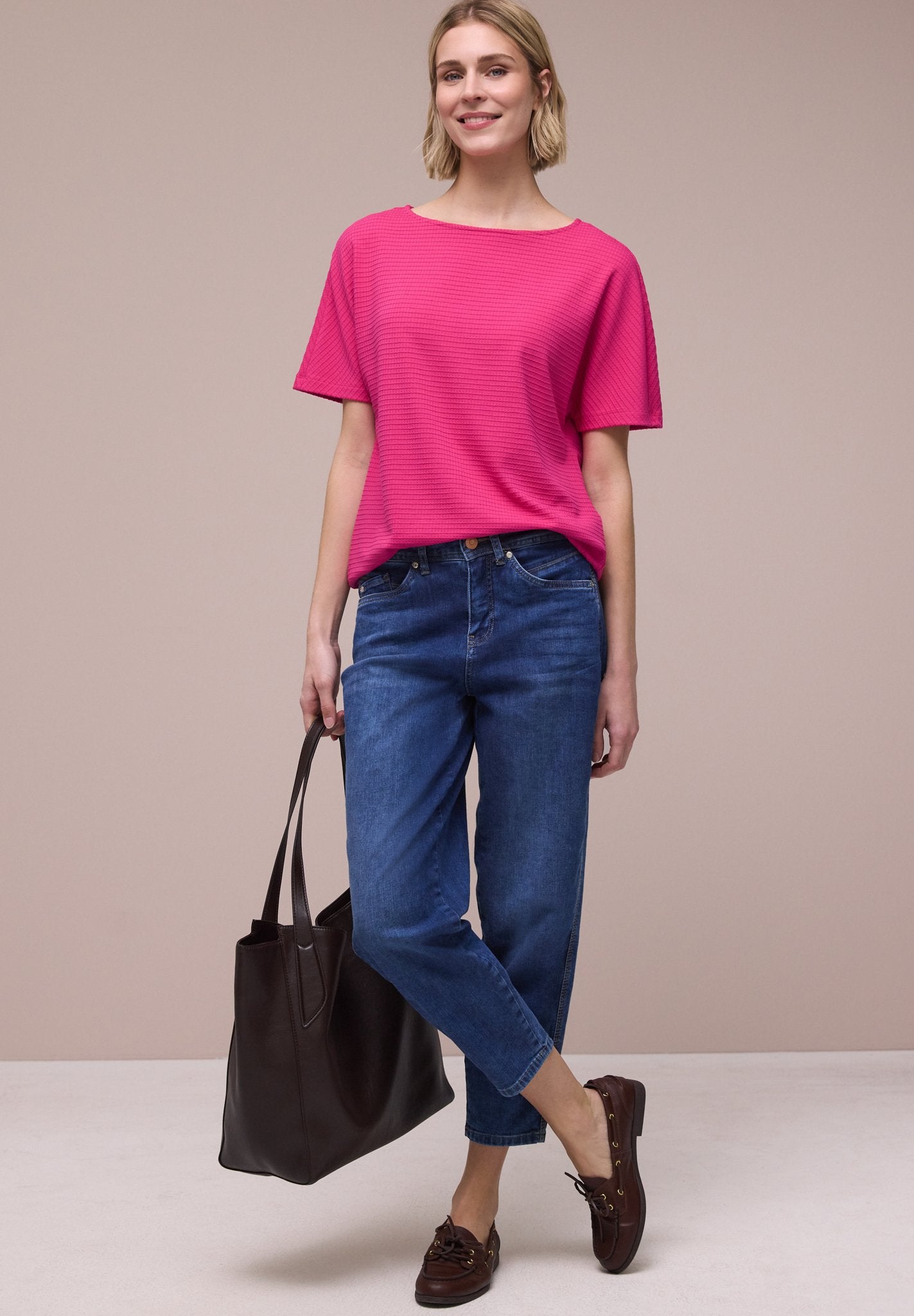 Street One Damen T-Shirts Magenta D