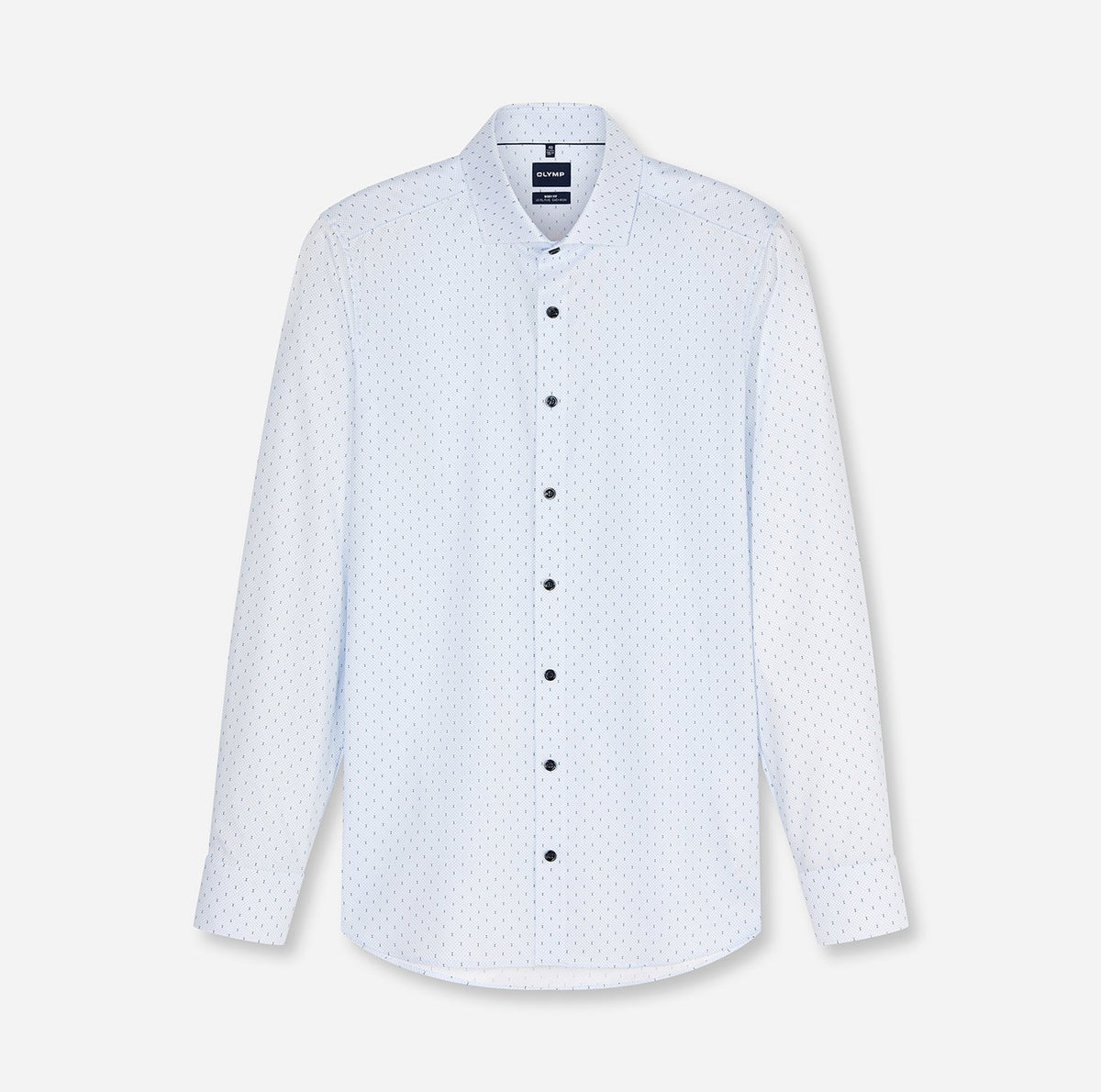 Olymp Herren Hemden lang Bleu