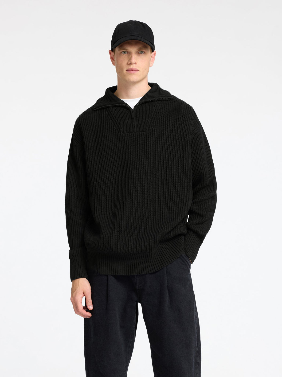 Selected homme Herren Pullover  Black