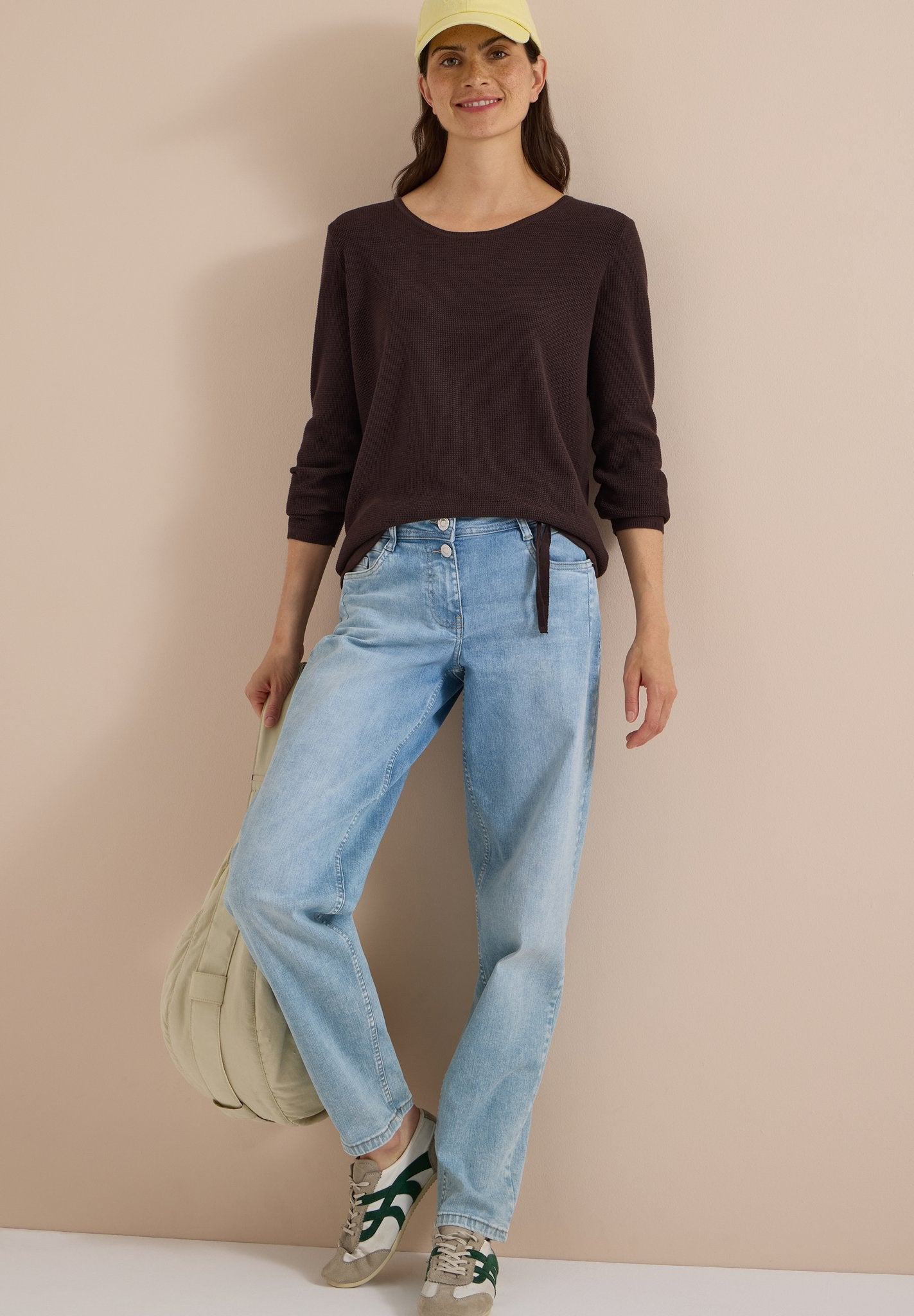 Cecil Damen Pullover  Truffle B