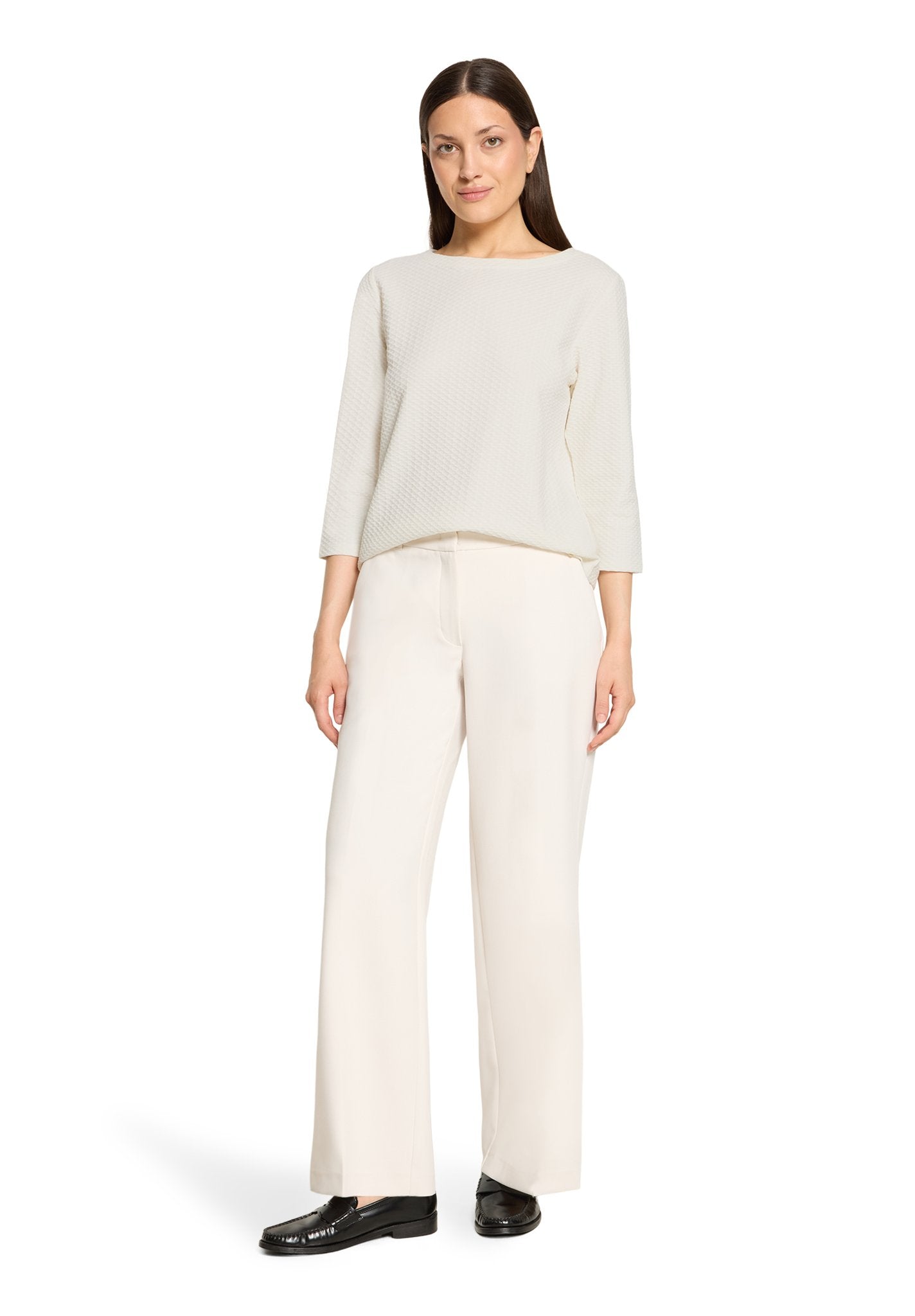 Betty & Co Damen T-Shirts Offwhite