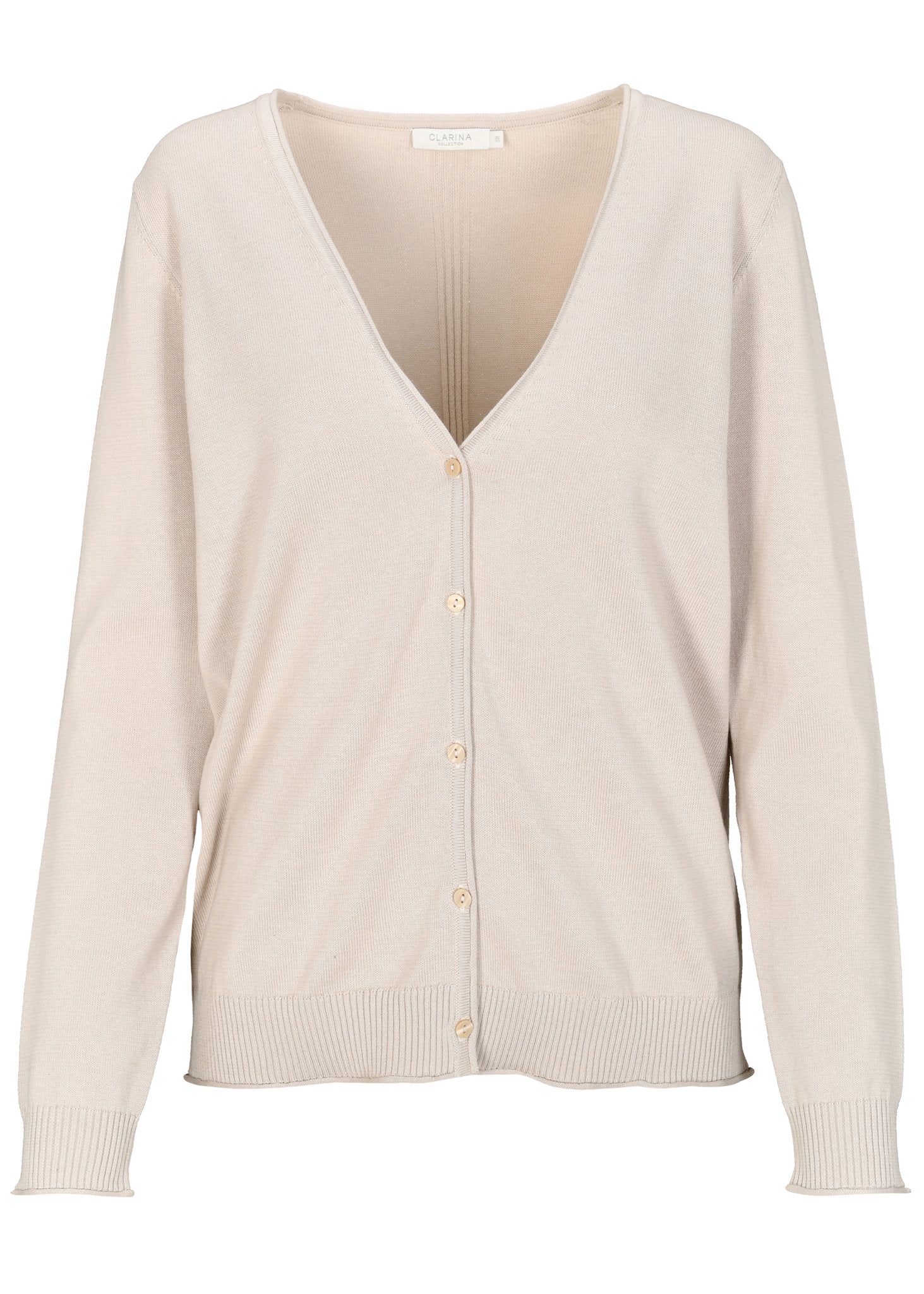 Clarina Damen Strickjacken Stein
