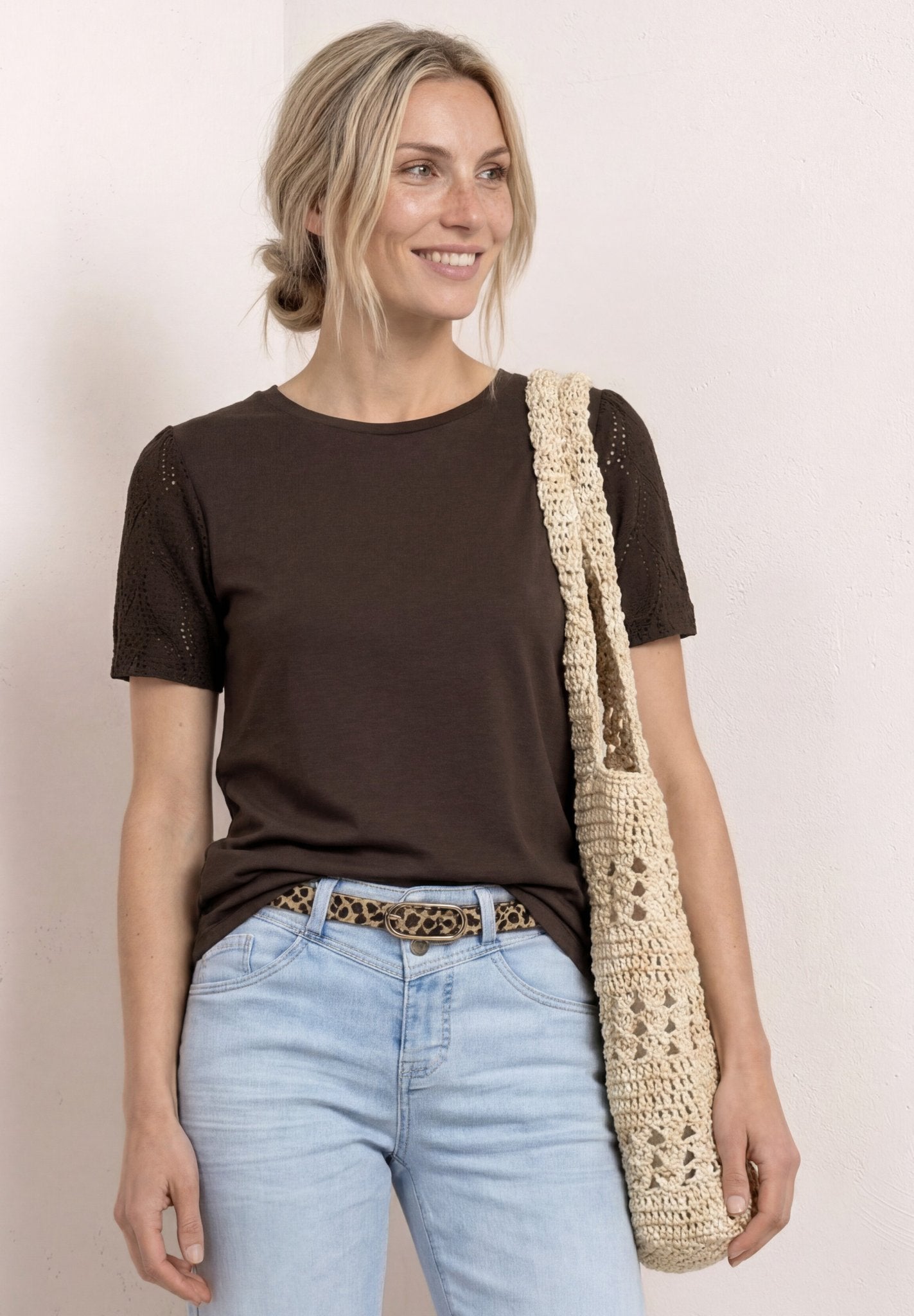 Street One Damen T-Shirts  Espresso