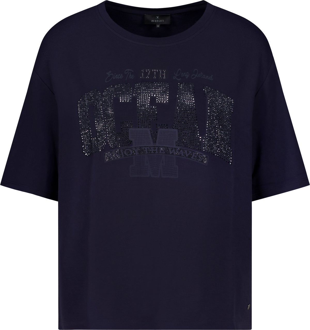 Monari Damen T-Shirts Marine