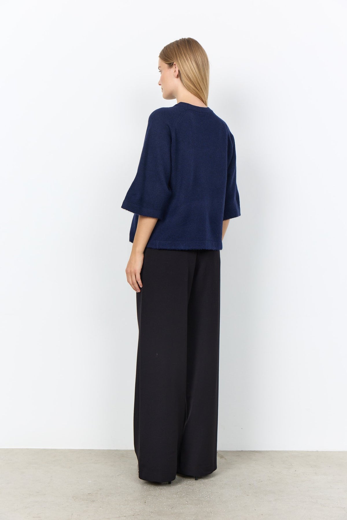 Soya Concept Damen Pullover Navy Melange