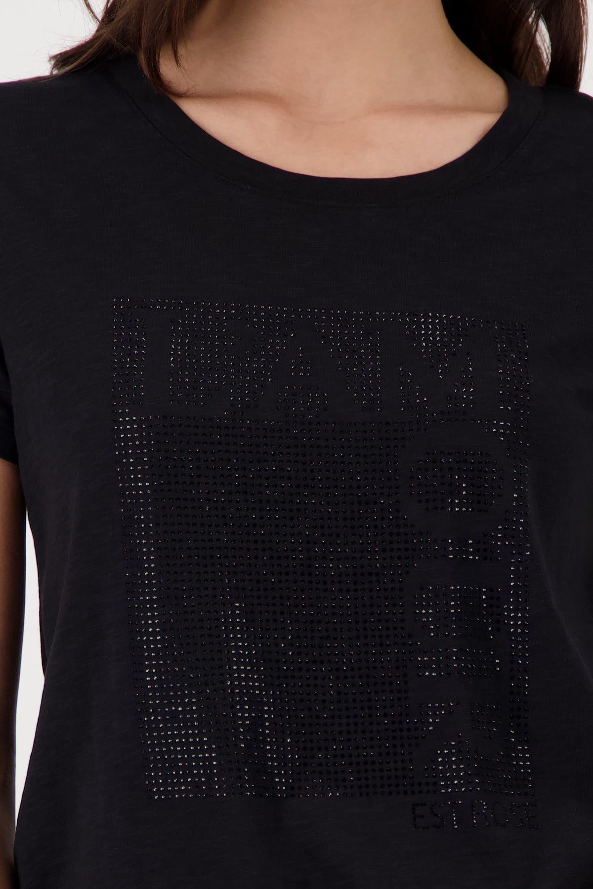 Monari Damen T-Shirts Schwarz
