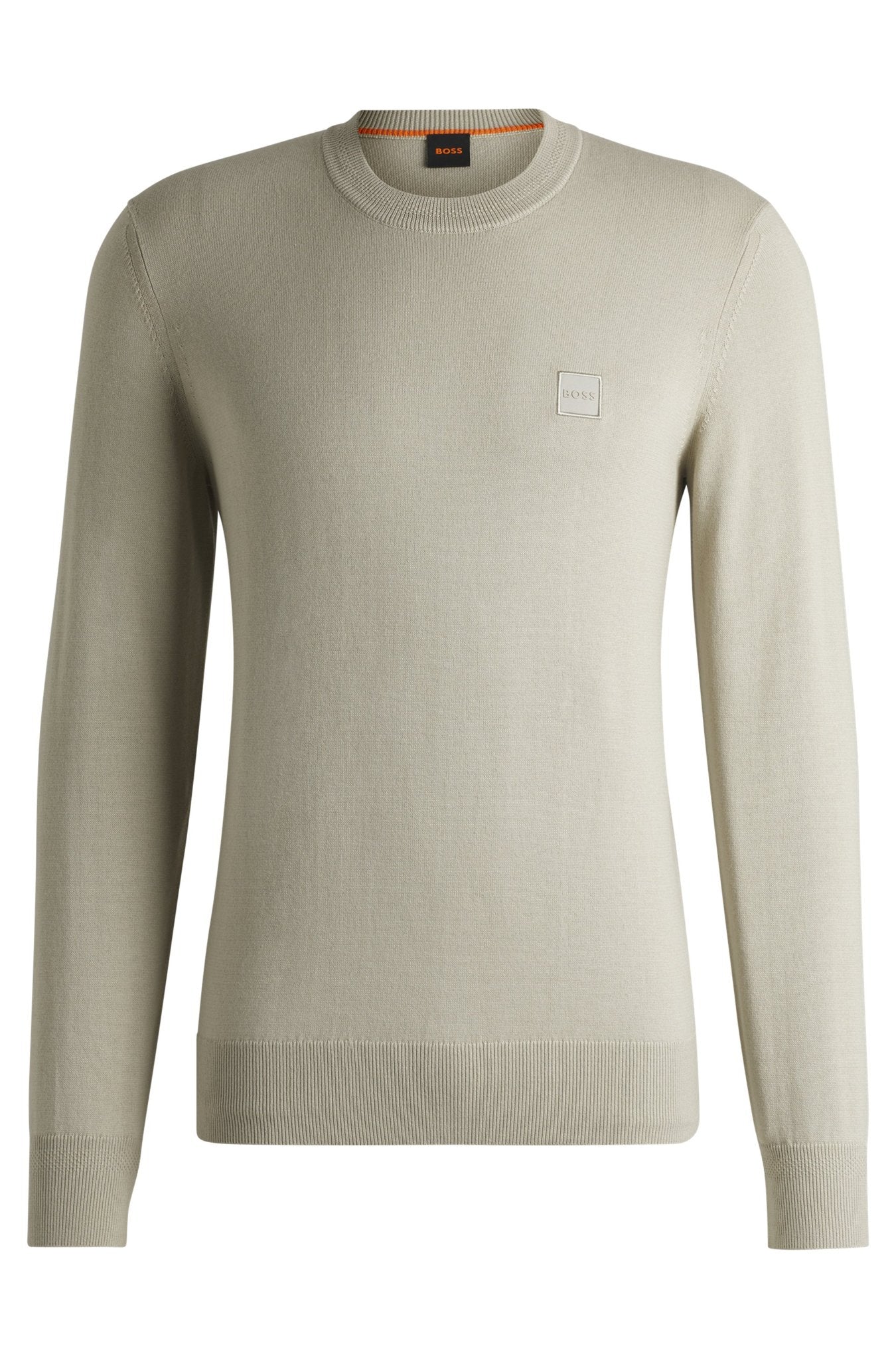 Boss Orange Herren Pullover  Light Beige