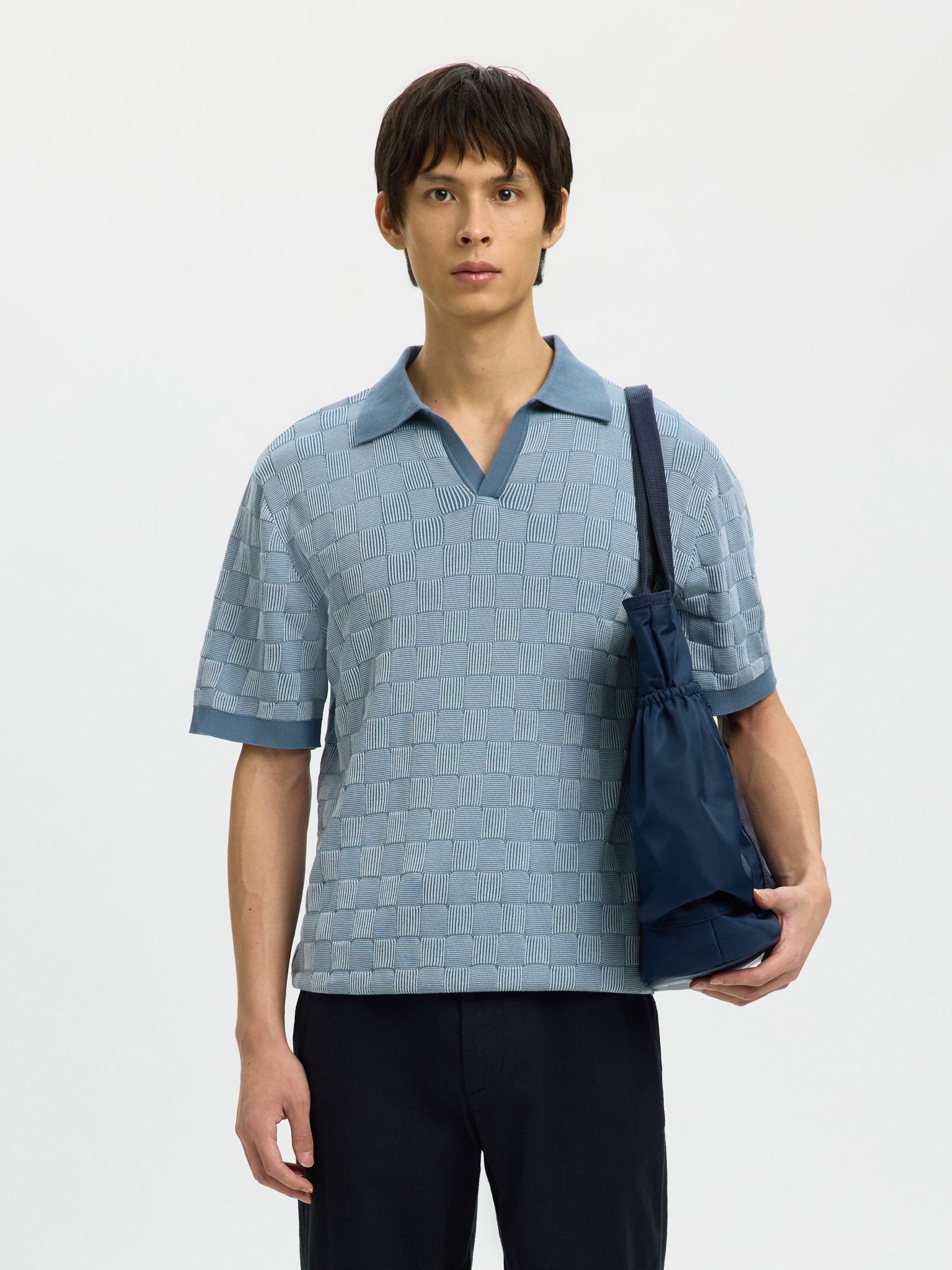 Selected homme Herren Polo-Shirts Blue