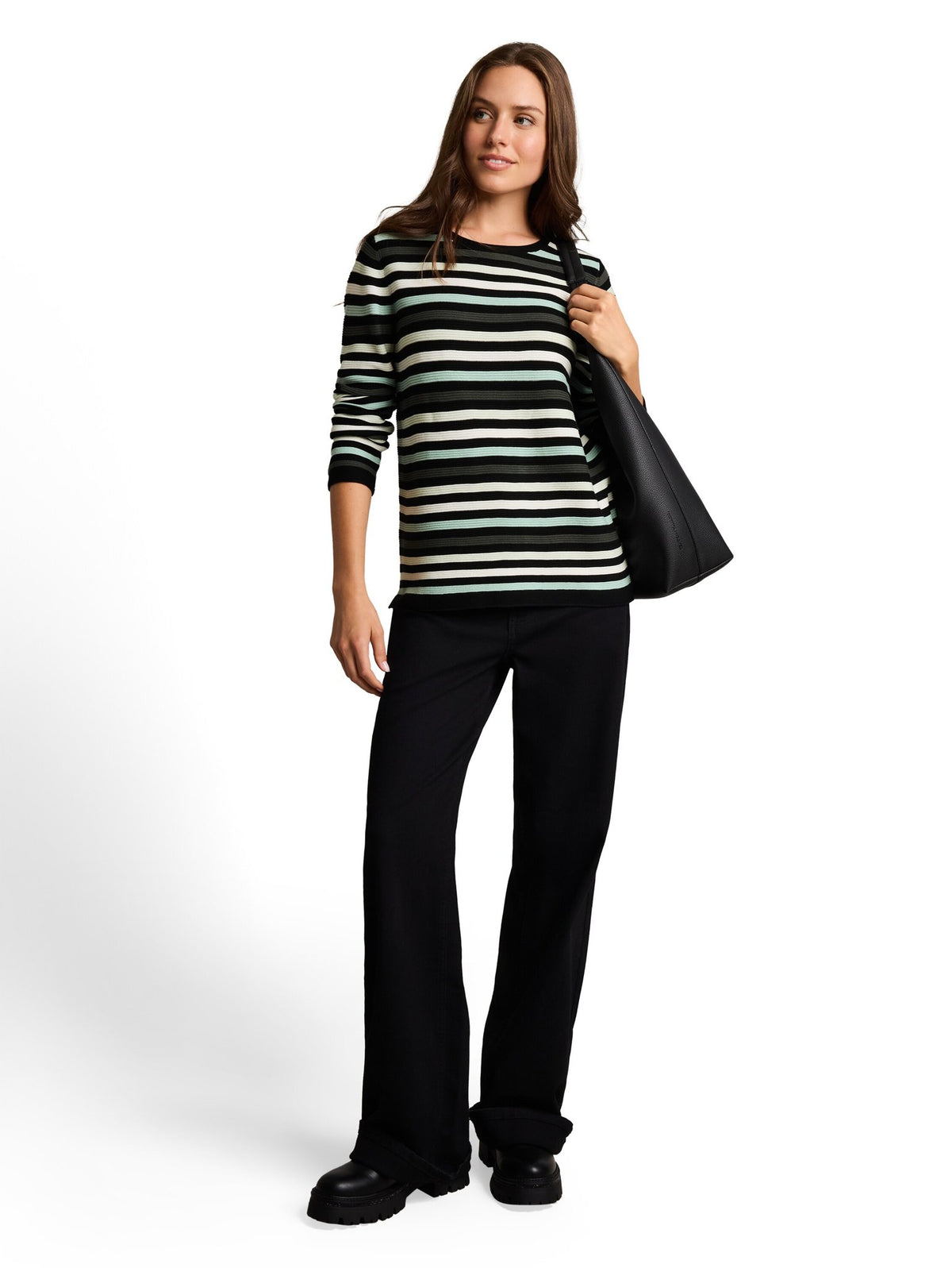 Tom Tailor Damen Sweatshirts Dusty Green Bla