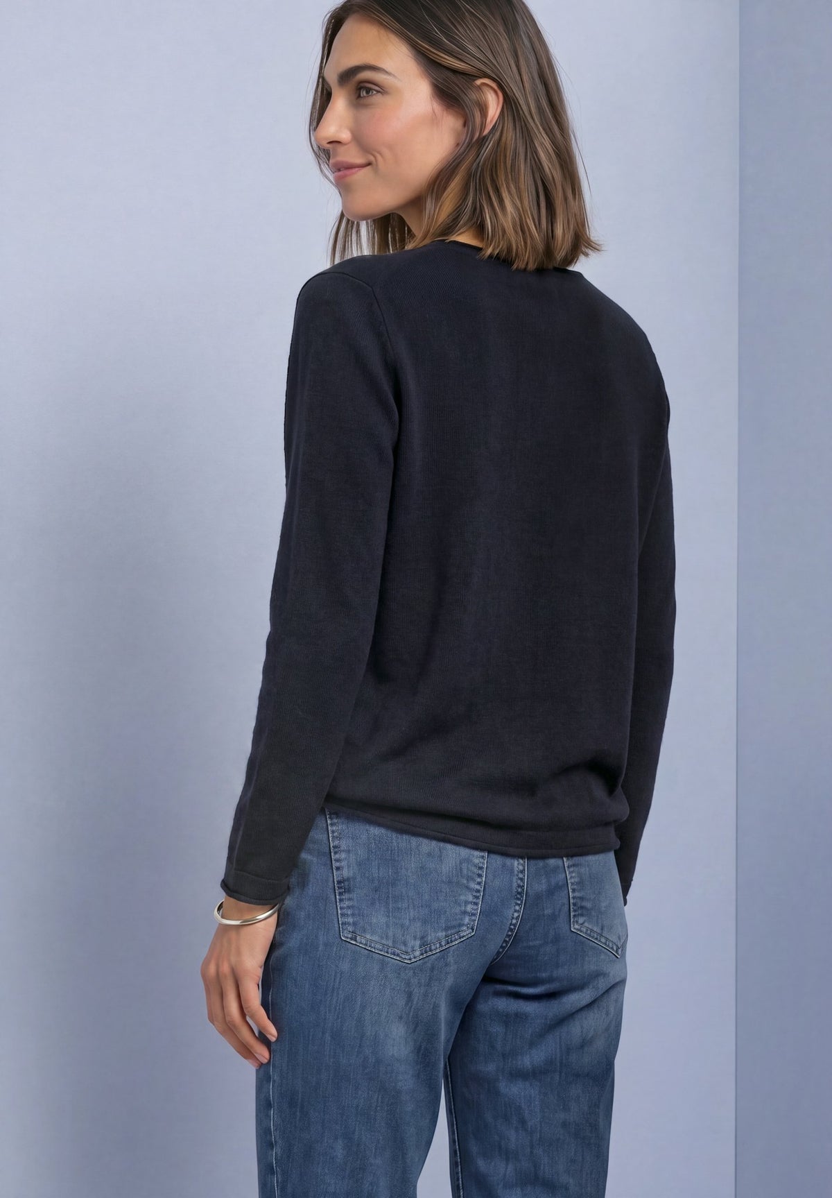 Street One Damen Pullover Indigo Ni