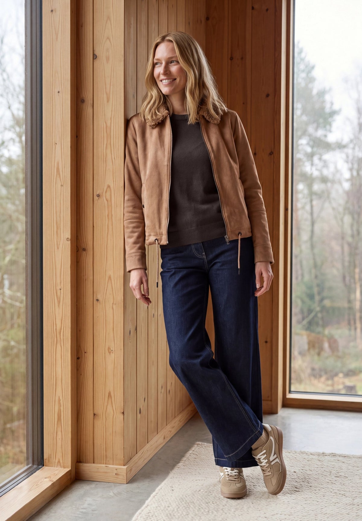 Cecil Damen Pullover  Truffle B