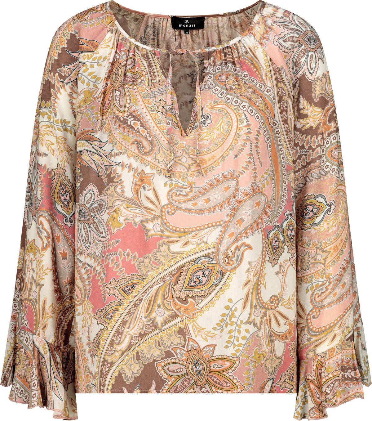 Monari Damen Blusen  Mocca Gemus