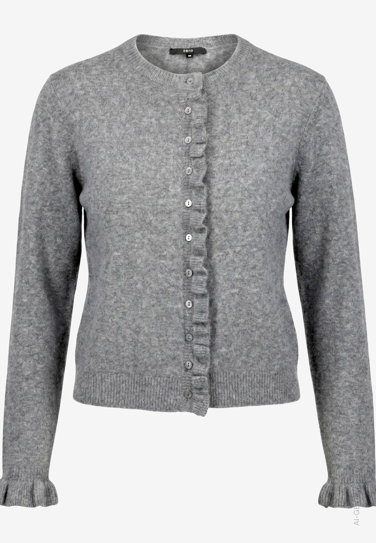 Zero Damen Strickjacken True Grey Melan