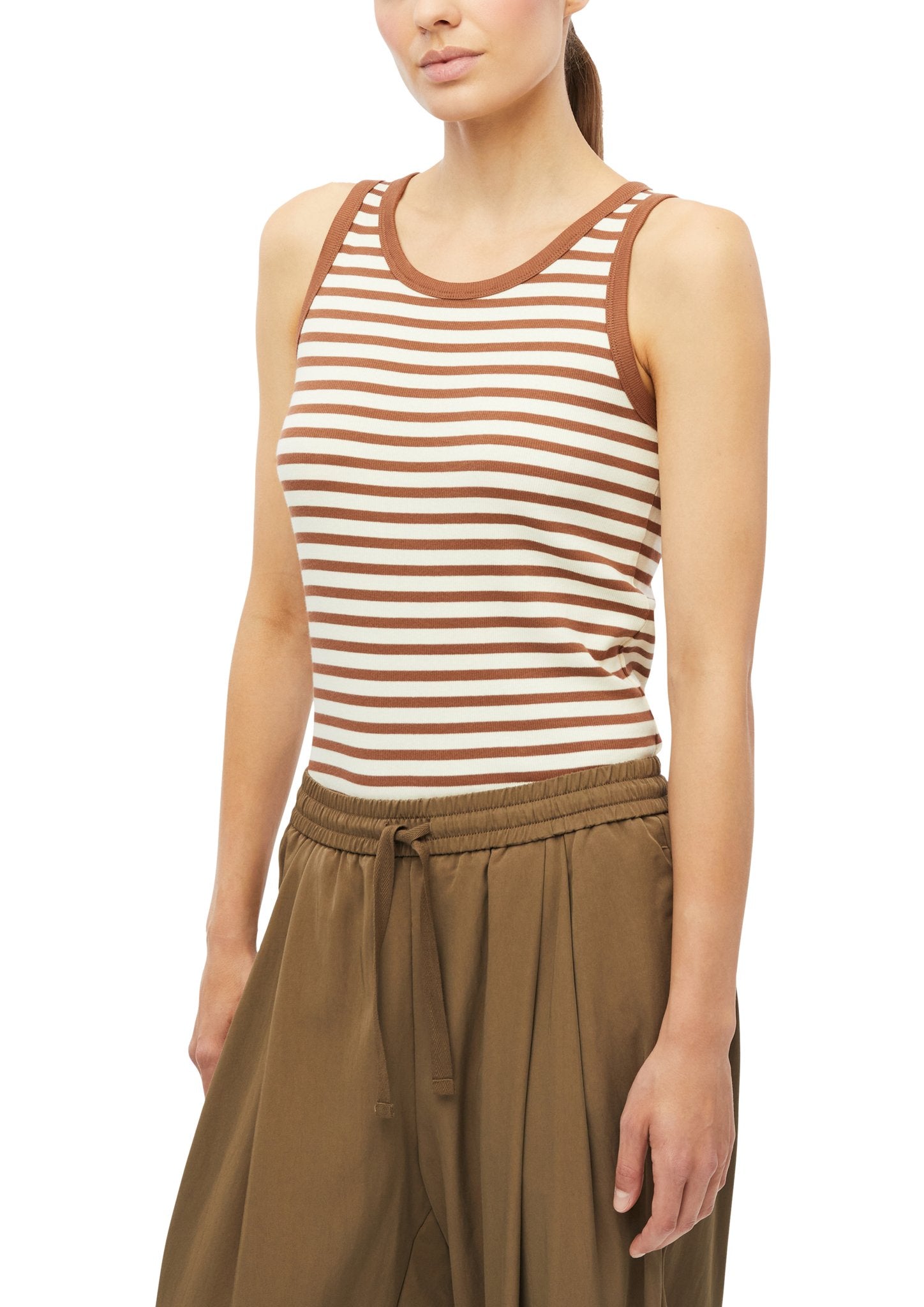 S. Oliver red Damen T-Shirts Brown