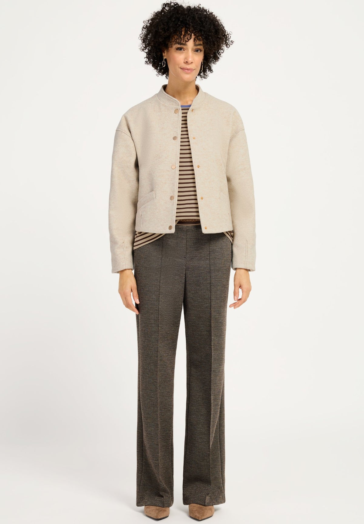 Bianca Damen T-Shirts Brown Mix