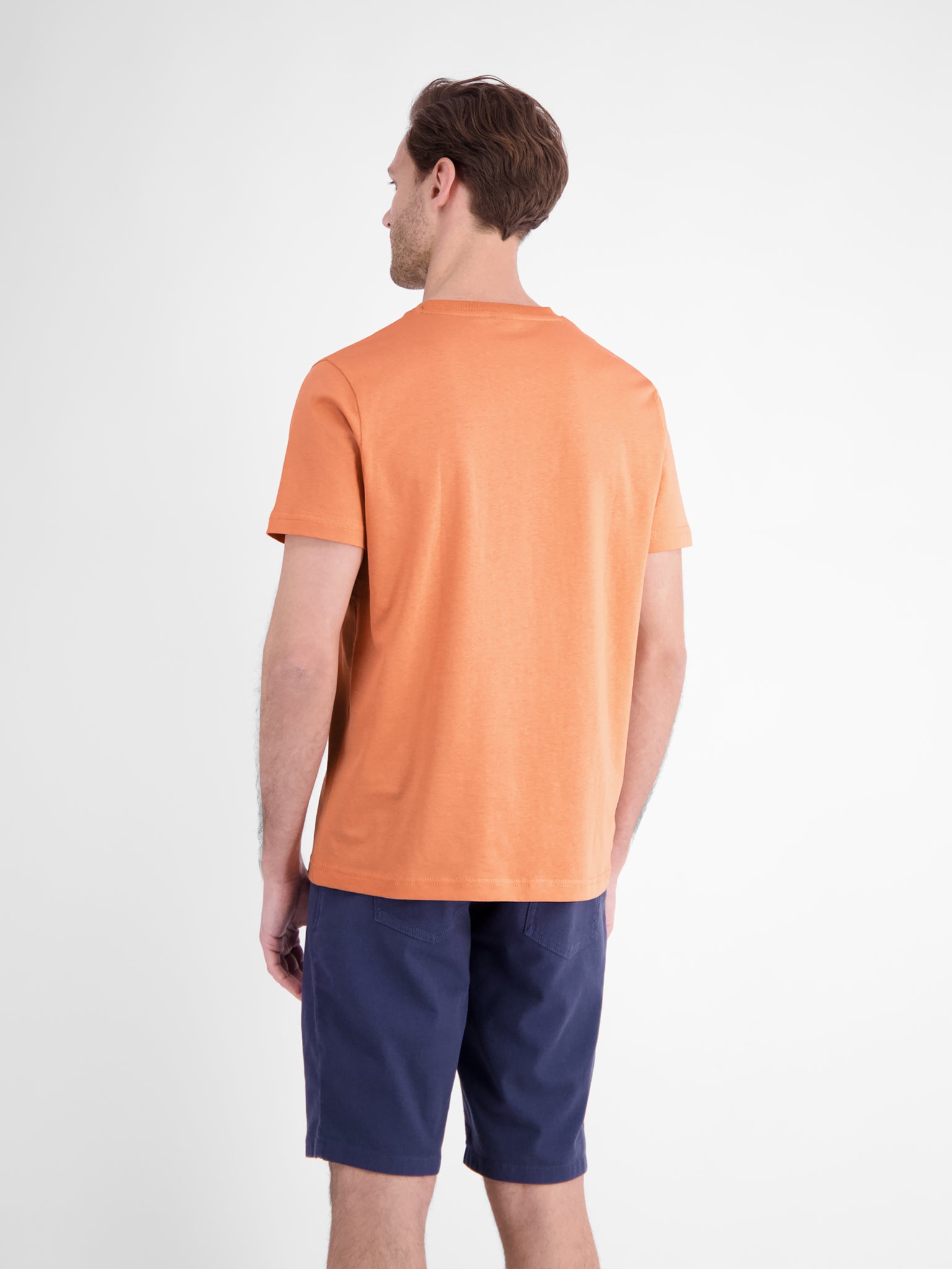 Lerros Herren T-Shirts kurz Pale Papaya
