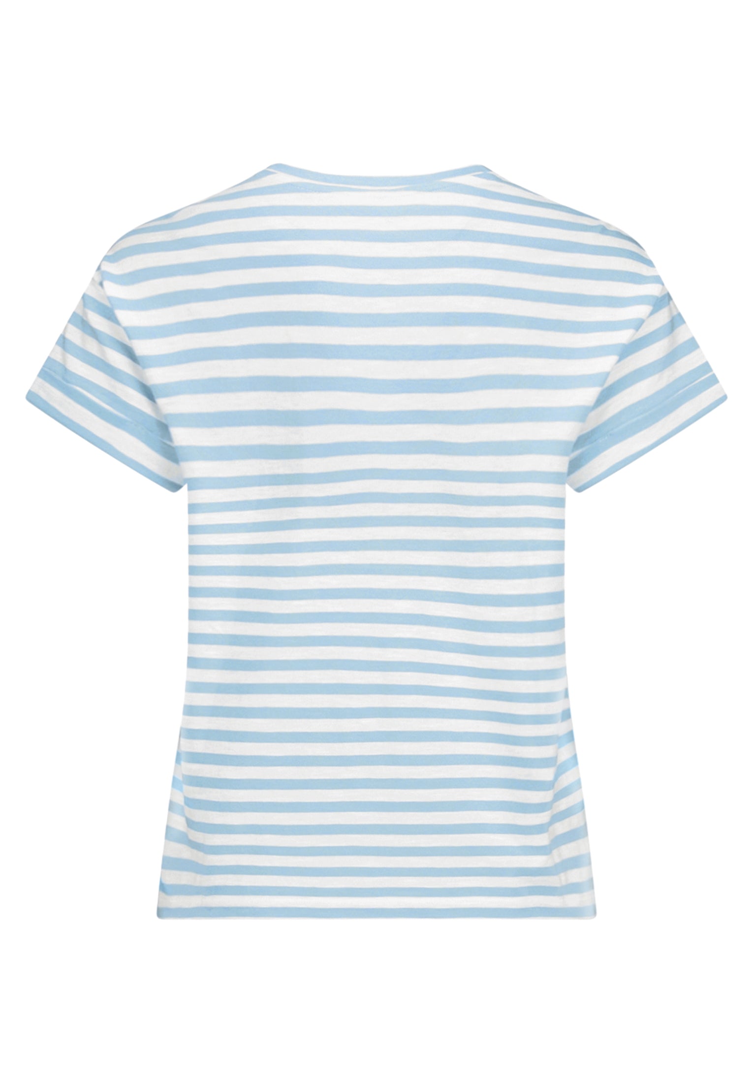 Betty & Co Damen T-Shirts Cream/Light Blu