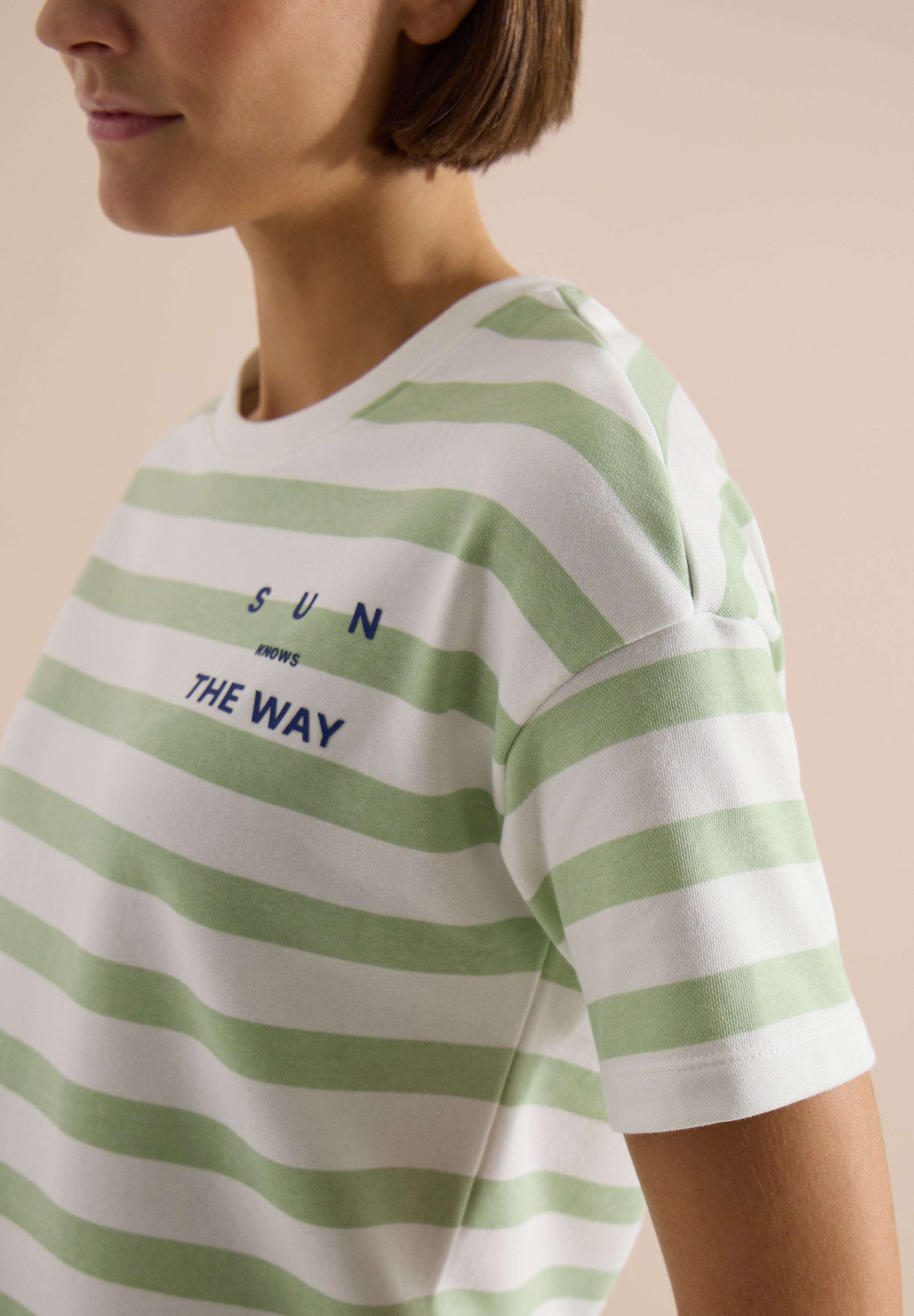 Cecil Damen T-Shirts Raw Match