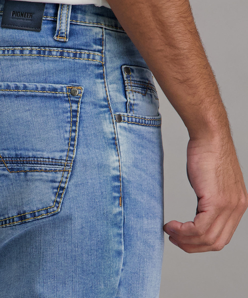 Pioneer Herren Shorts  Light Blue