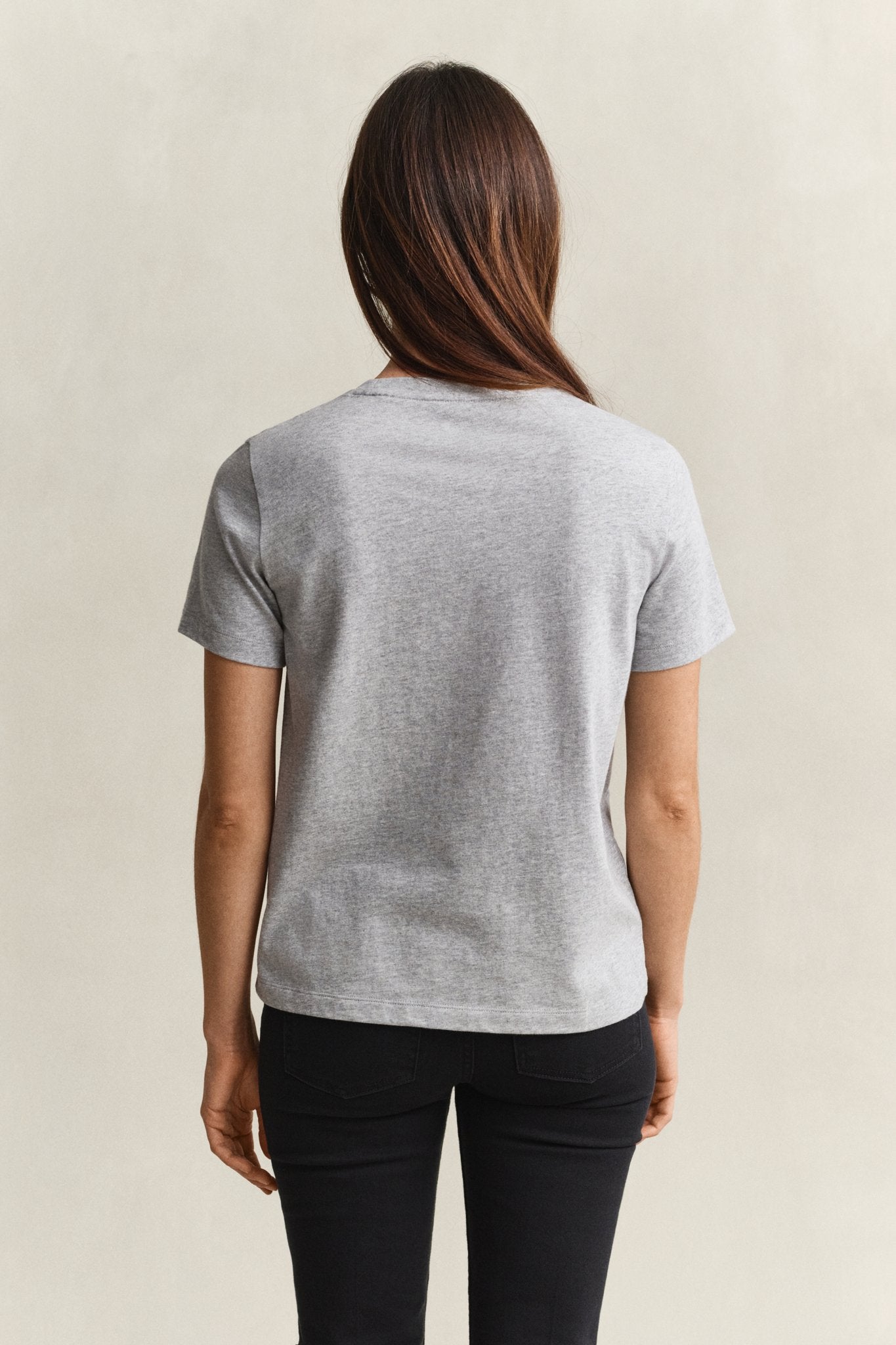 Gant Damen T-Shirts Light Grey M