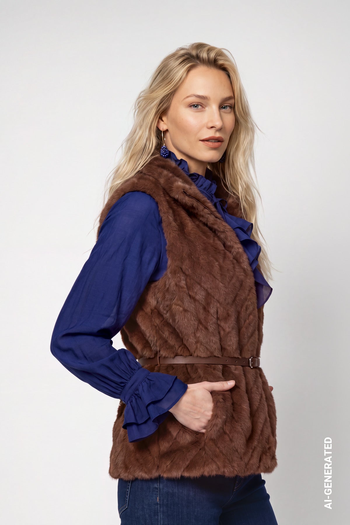 Monari Damen Outdoorwesten Dark Tirami