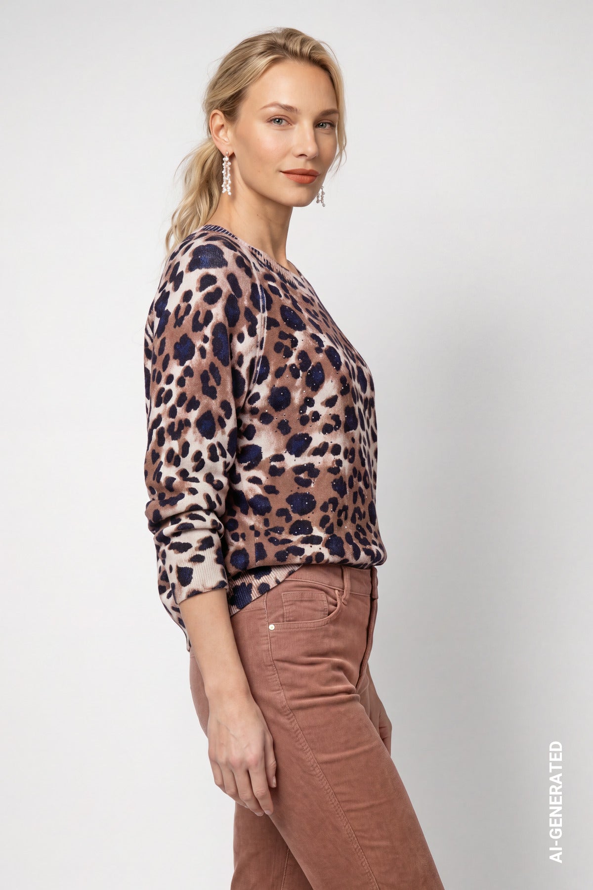 Monari Damen Pullover  Tiramisu Ge