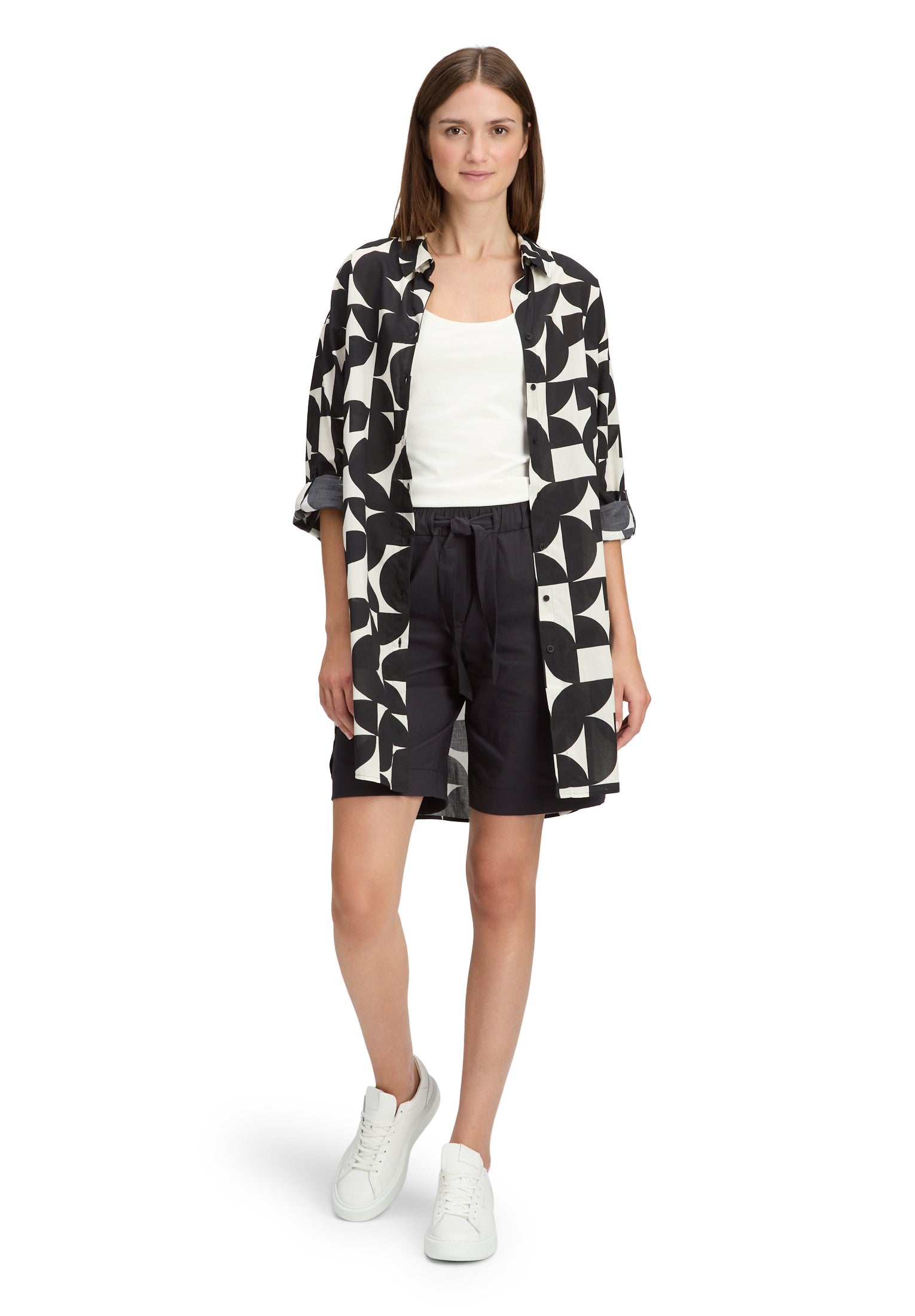 Betty & Co Damen Blusen Black/Cream