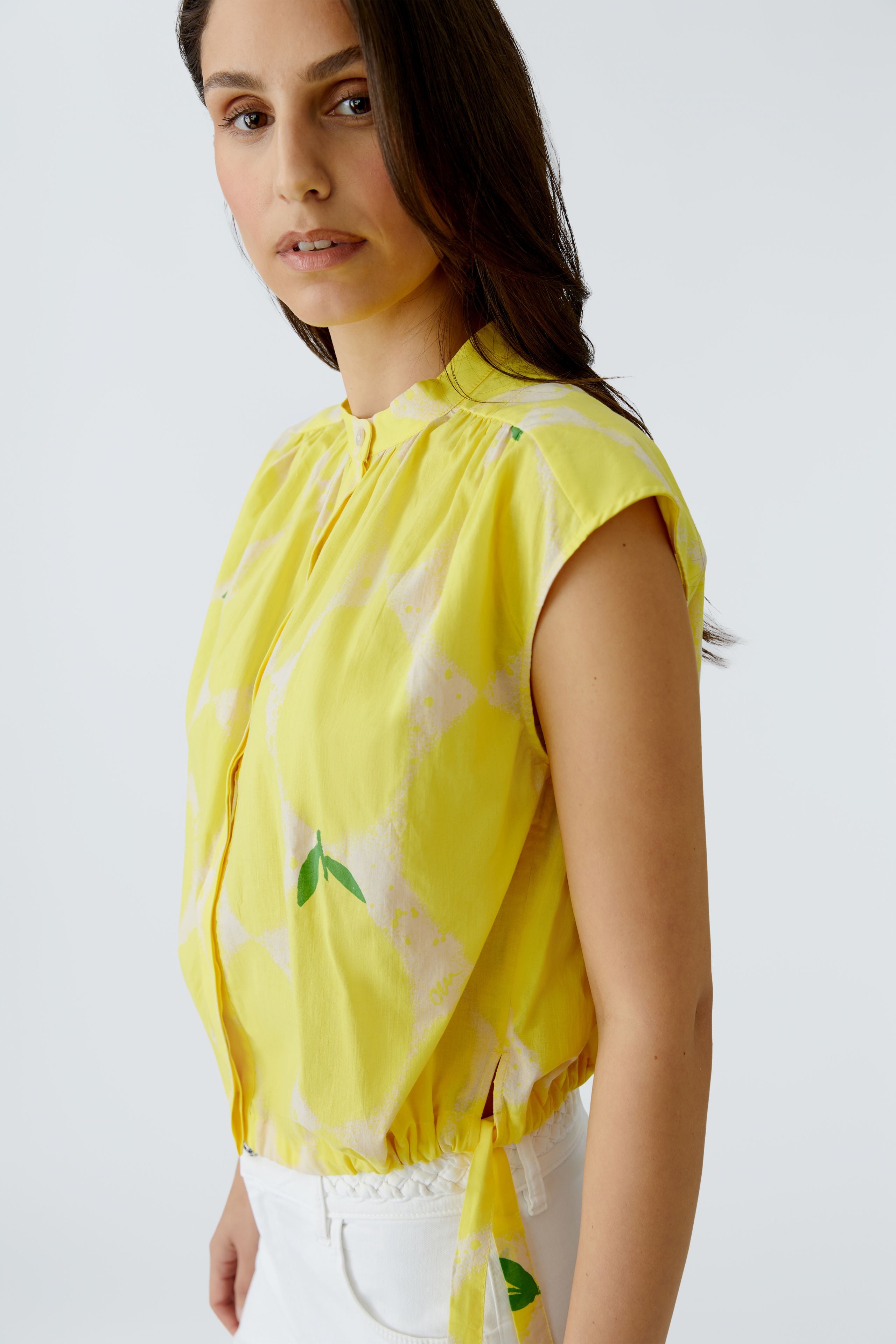 Oui Damen Blusen  Yellow Sto