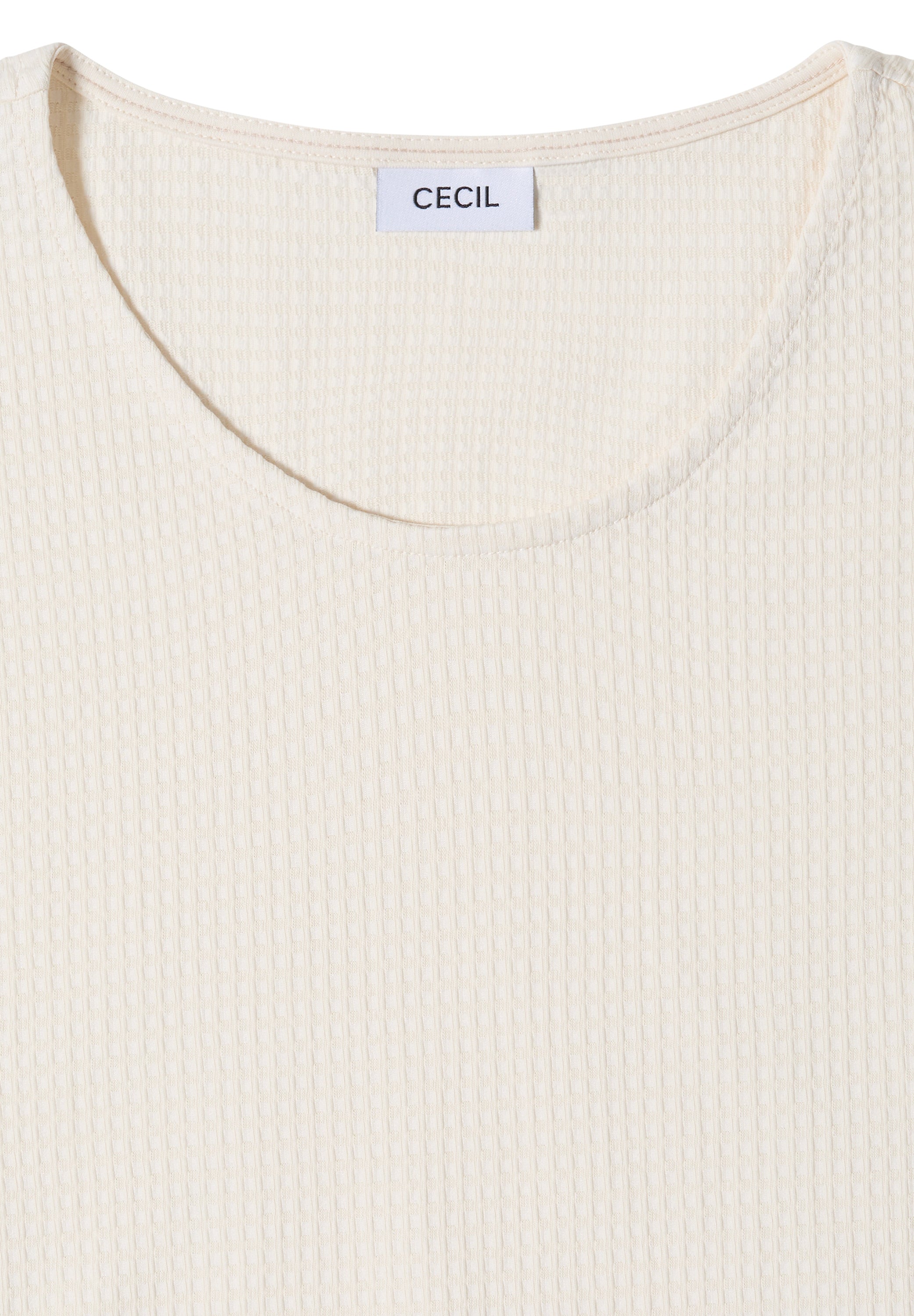 Cecil Damen T-Shirts  Vanilla W