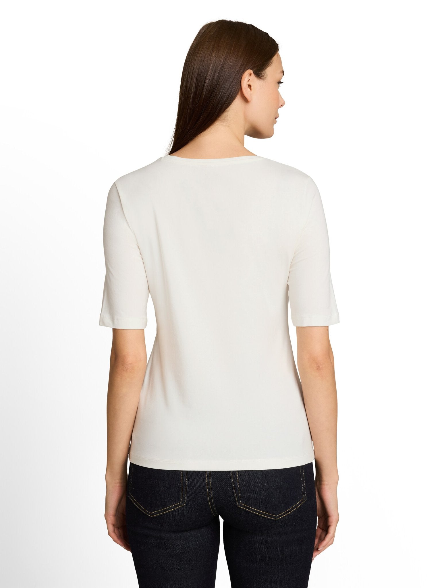 Tom Tailor Damen T-Shirts Whisper White