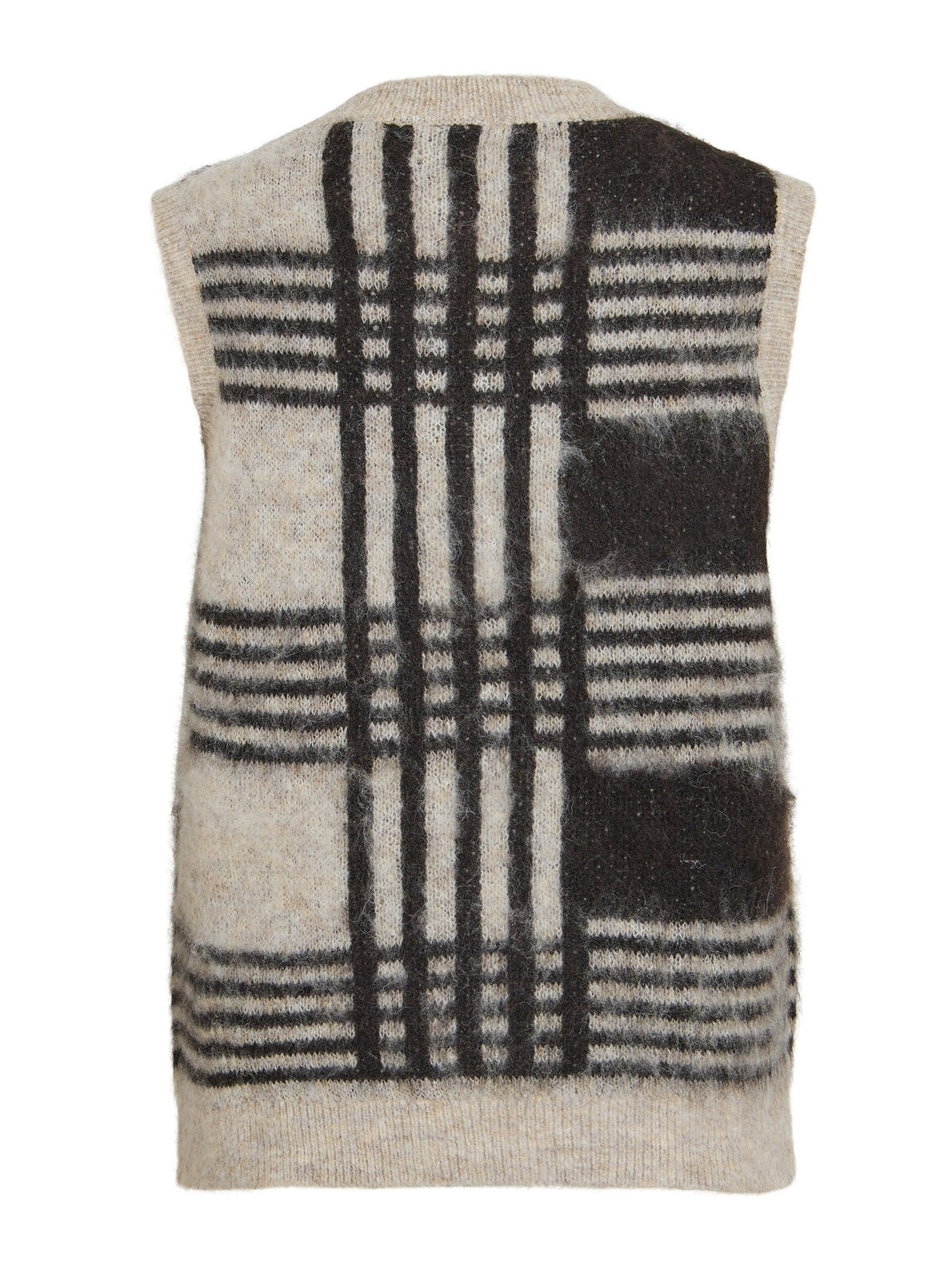 Vila Damen Strickjacken Natural Melange