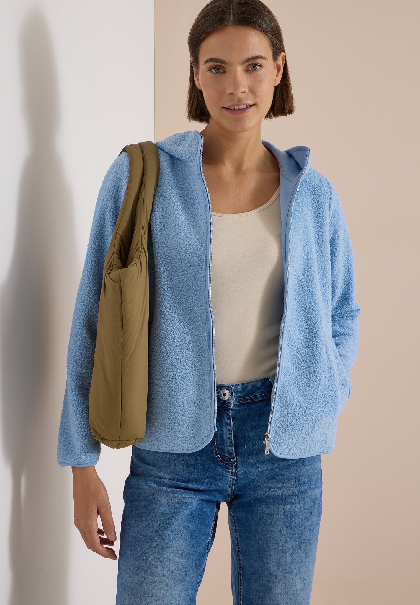 Cecil Damen T-Shirts  Easy Blue