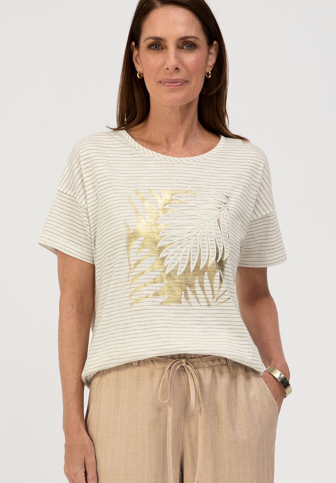 Bianca Damen T-Shirts Cream
