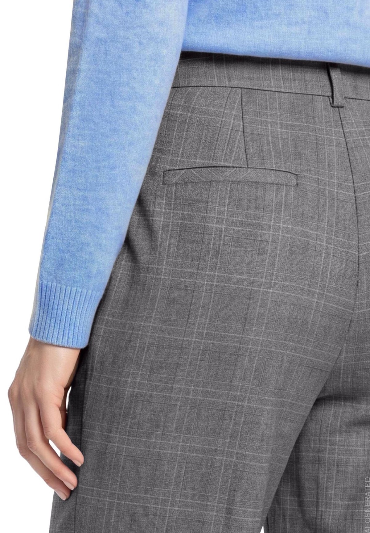 Betty & Co Damen Hosen Grey/Black