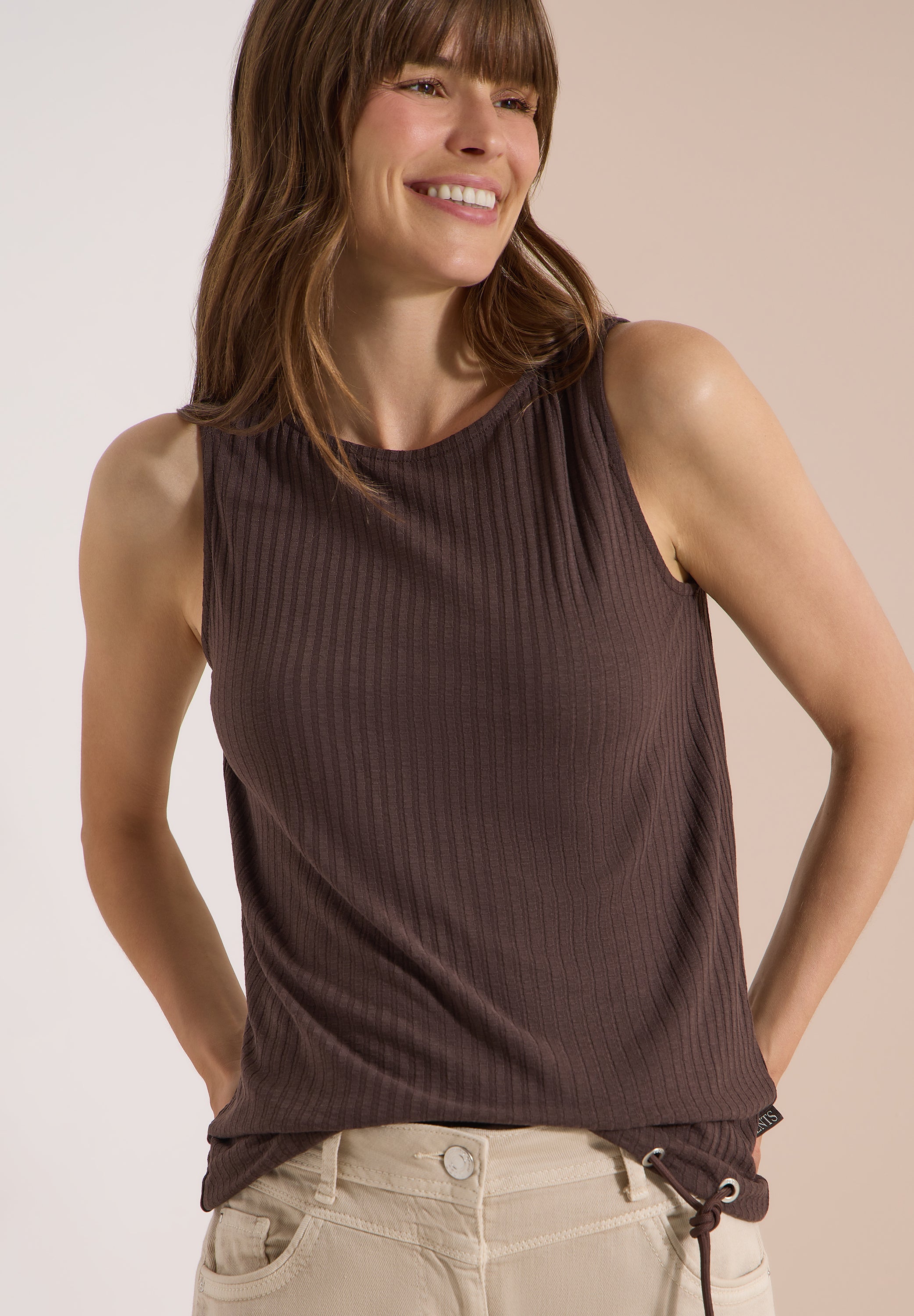 Cecil Damen T-Shirts  Brown Cac