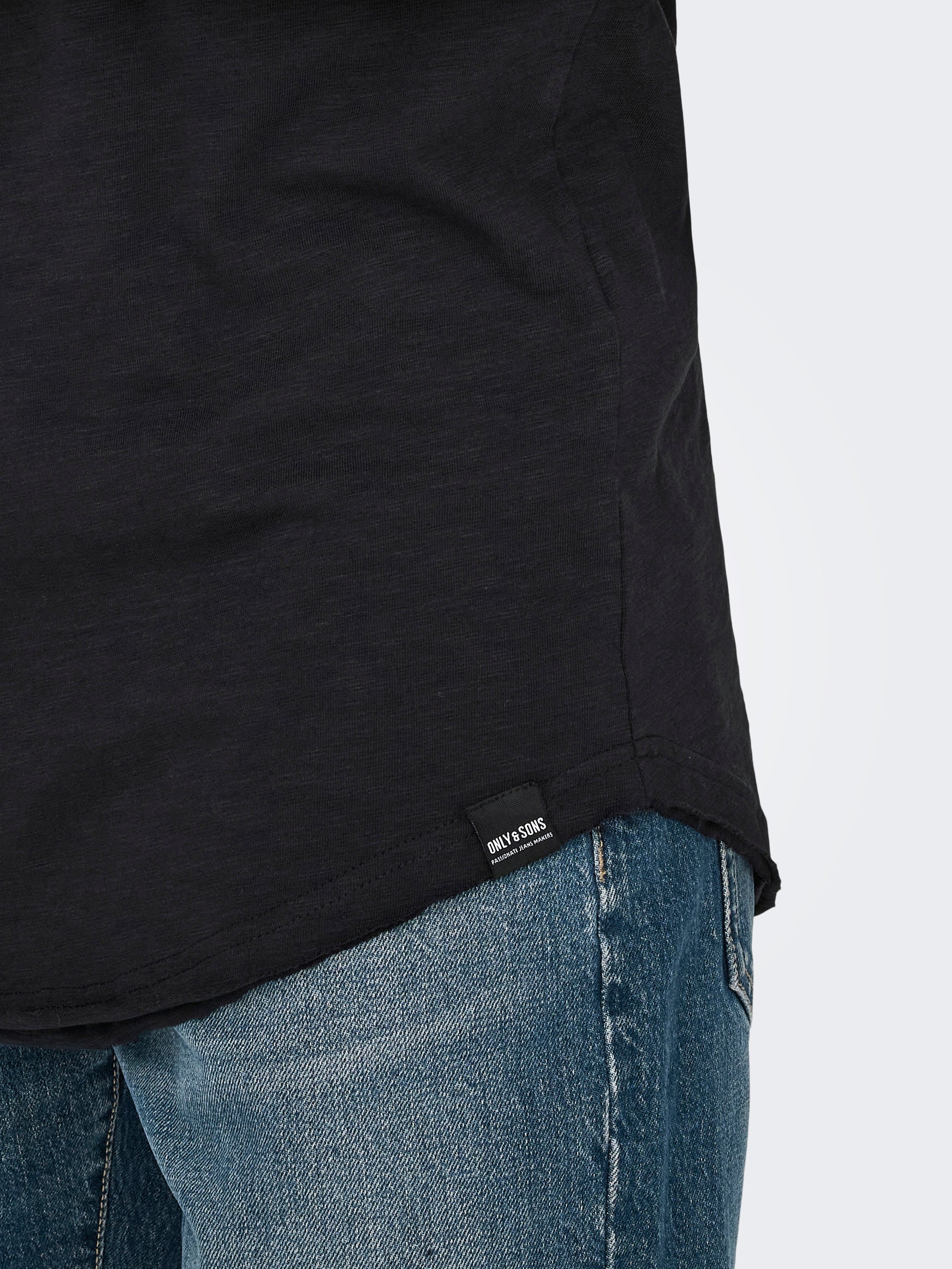 Only & Sons Herren T-Shirts kurz Black