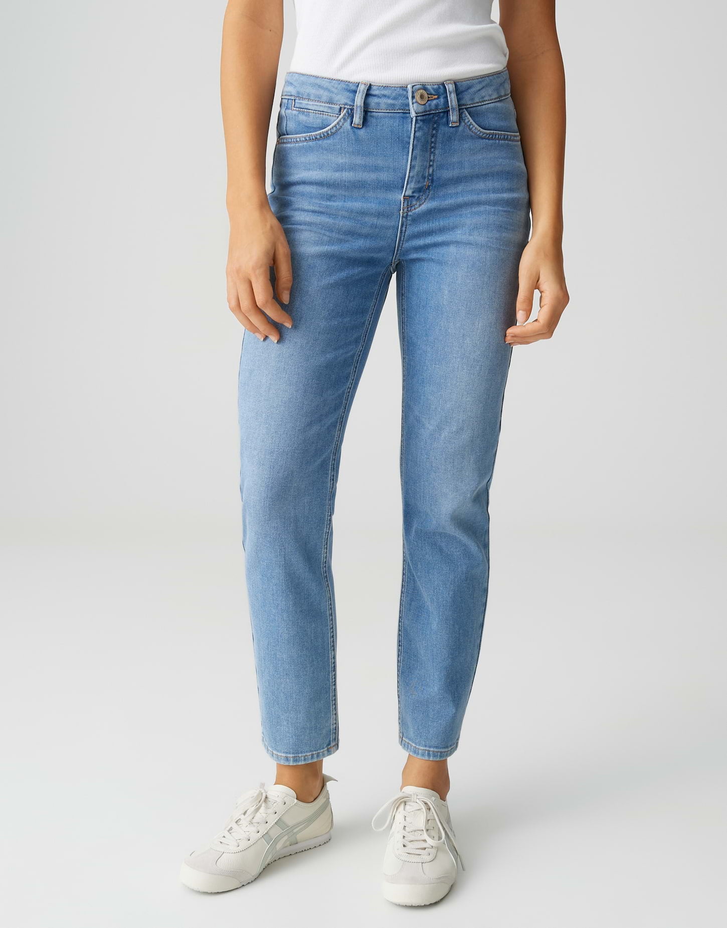 Opus Damen Jeans Ocean Blue Wash