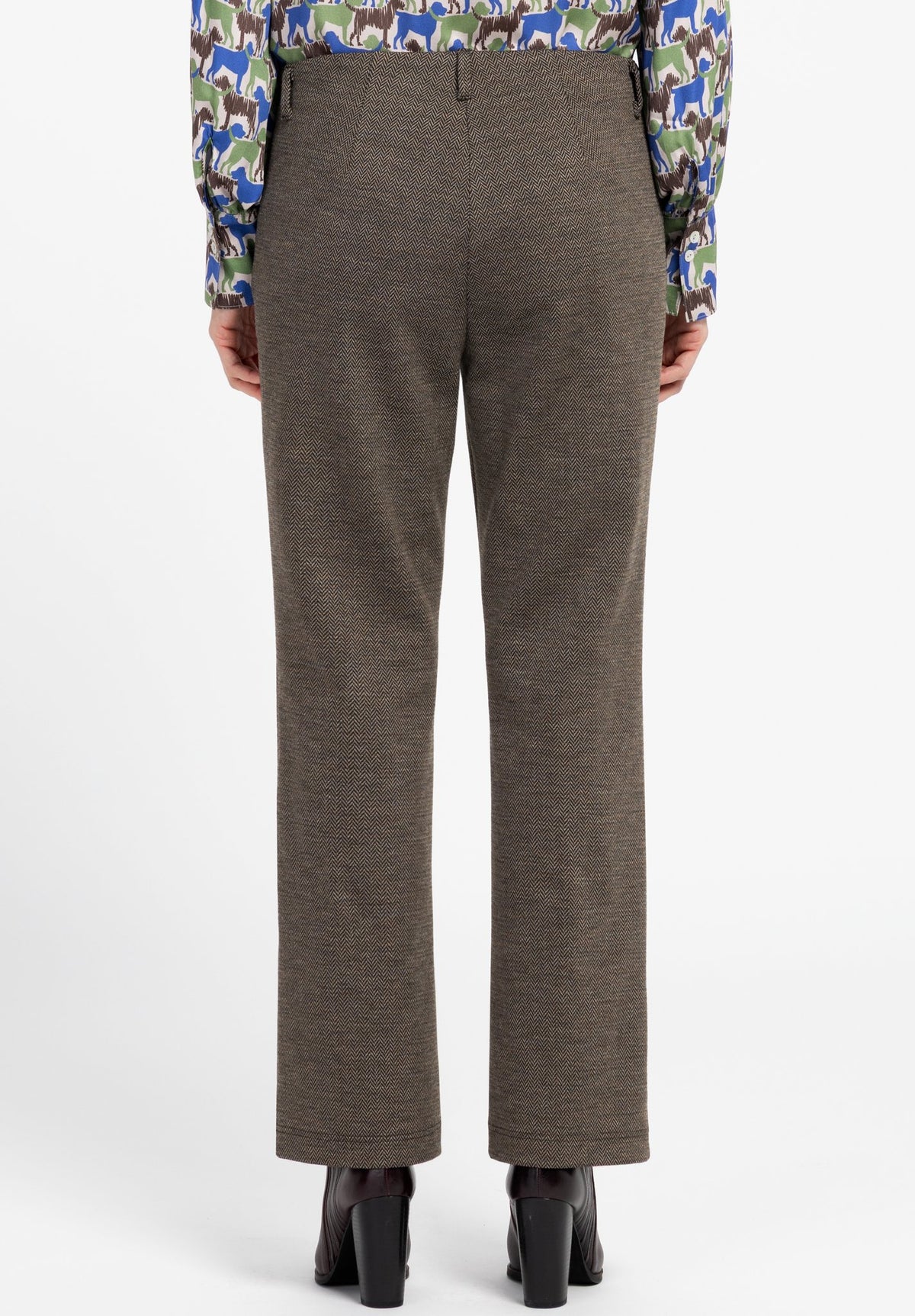 Bianca Damen Hosen Brown Mix