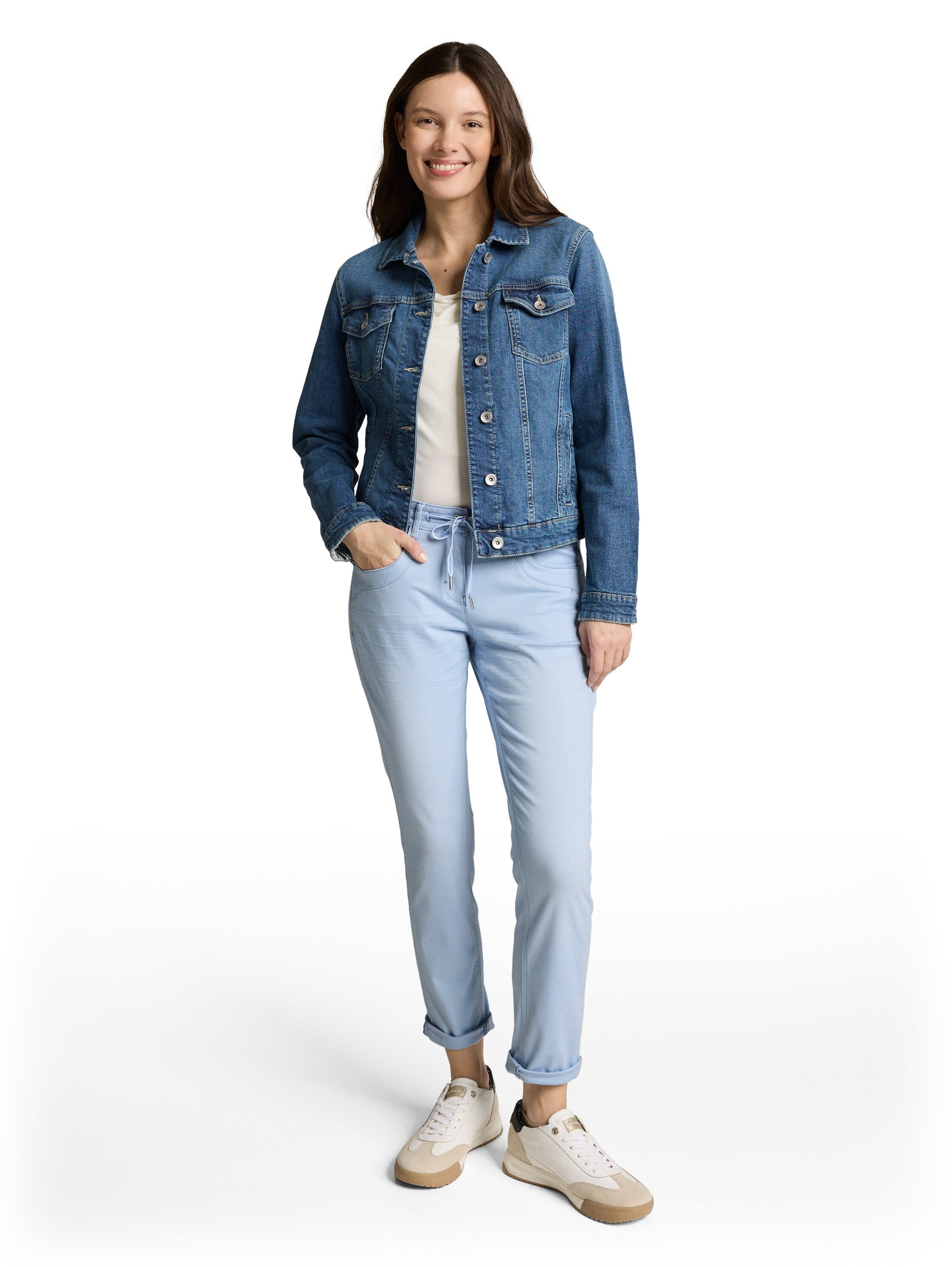Tom Tailor Damen Hosen Kentucky Blue