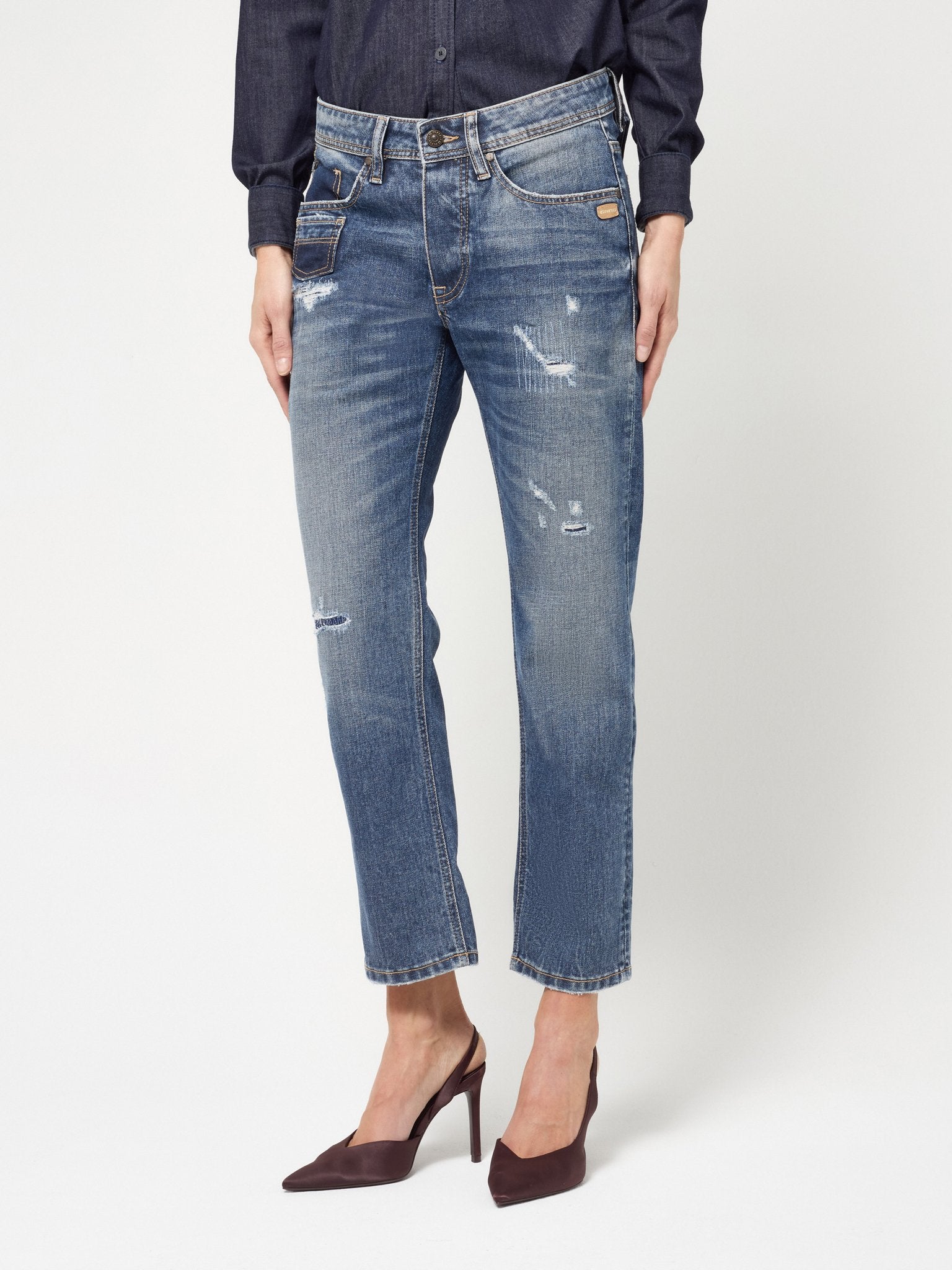 Gang Damen Jeans  Cool Destr