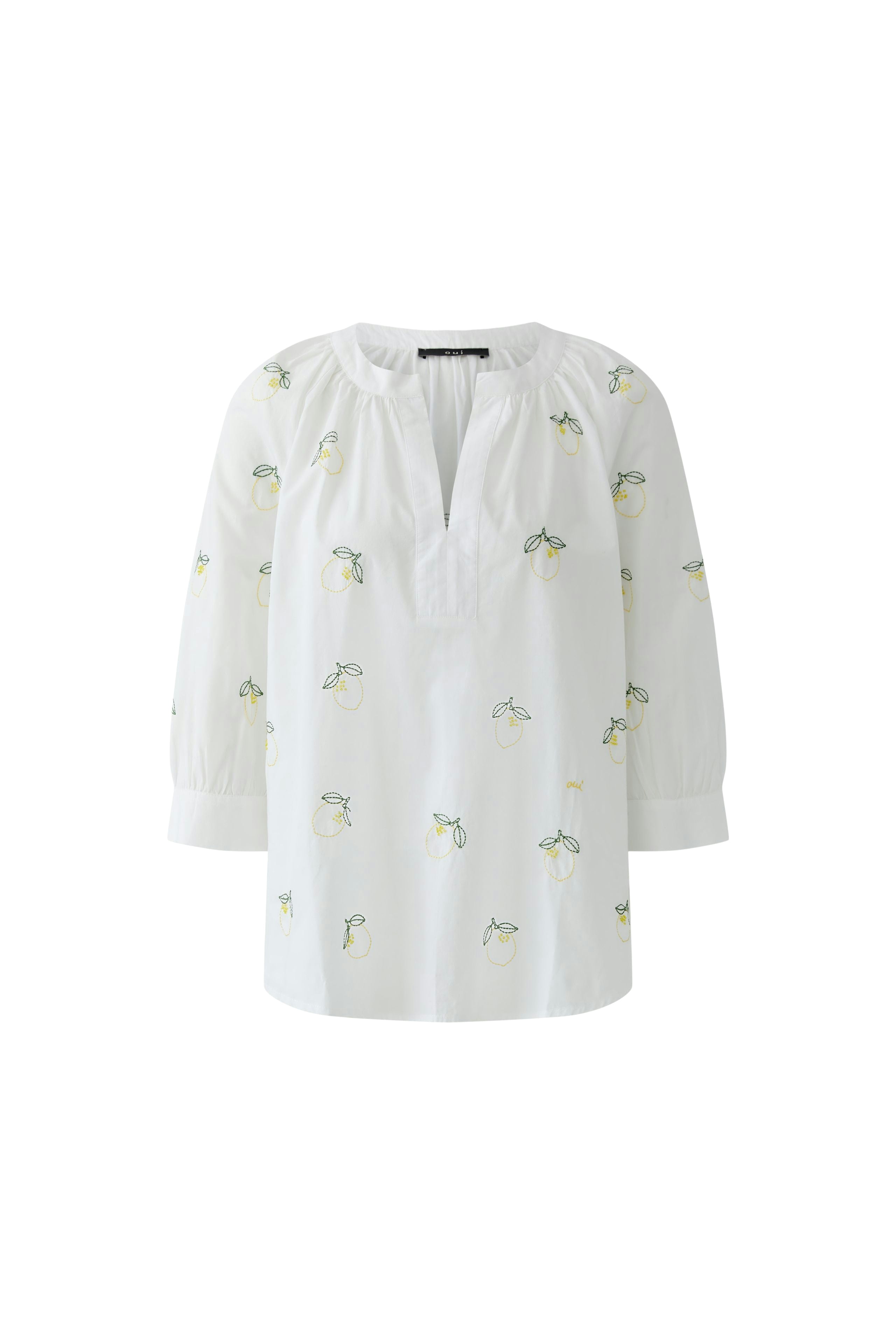 Oui Damen Blusen  Optic Whit