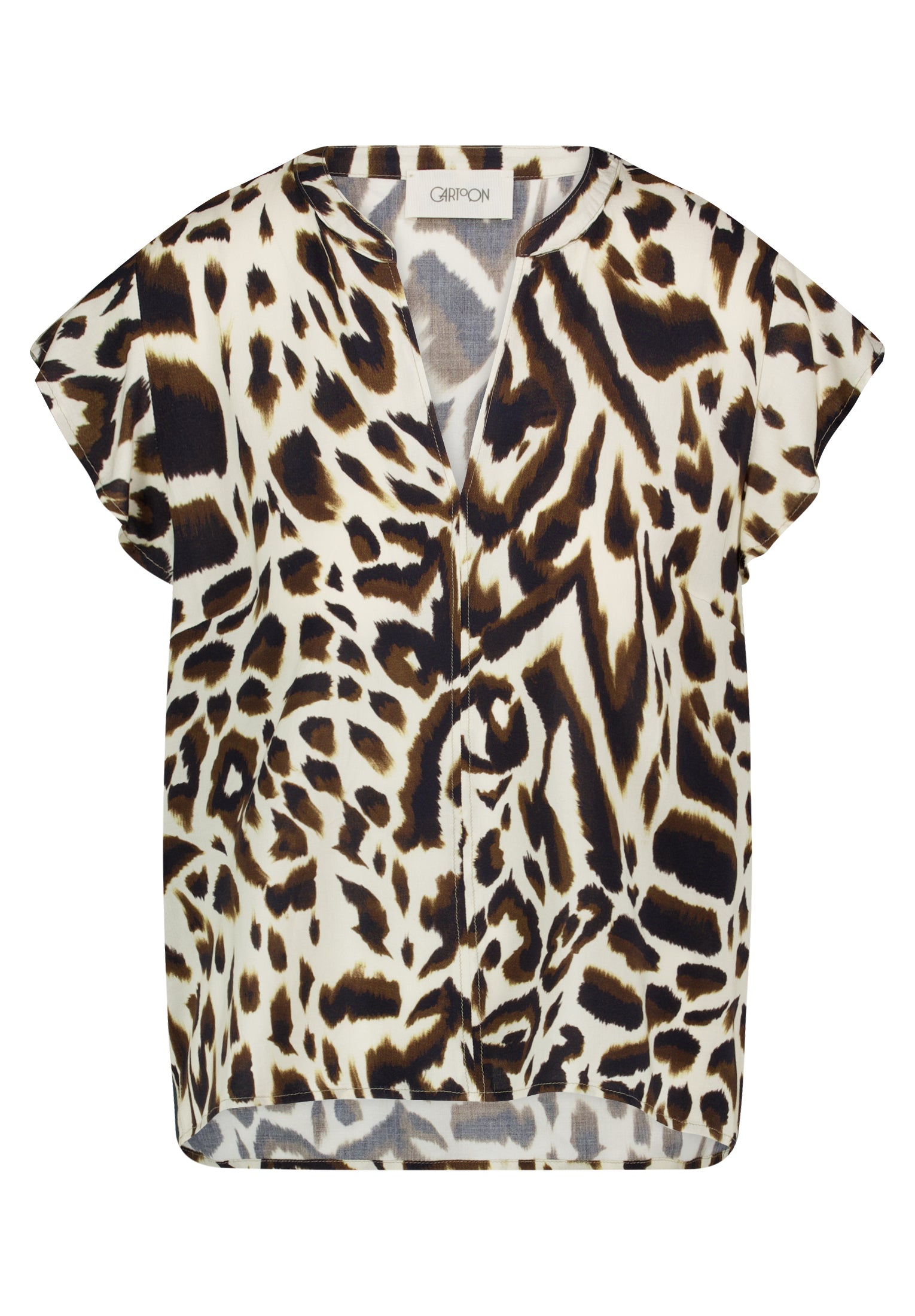 Cartoon Damen Blusen Nature/Khaki