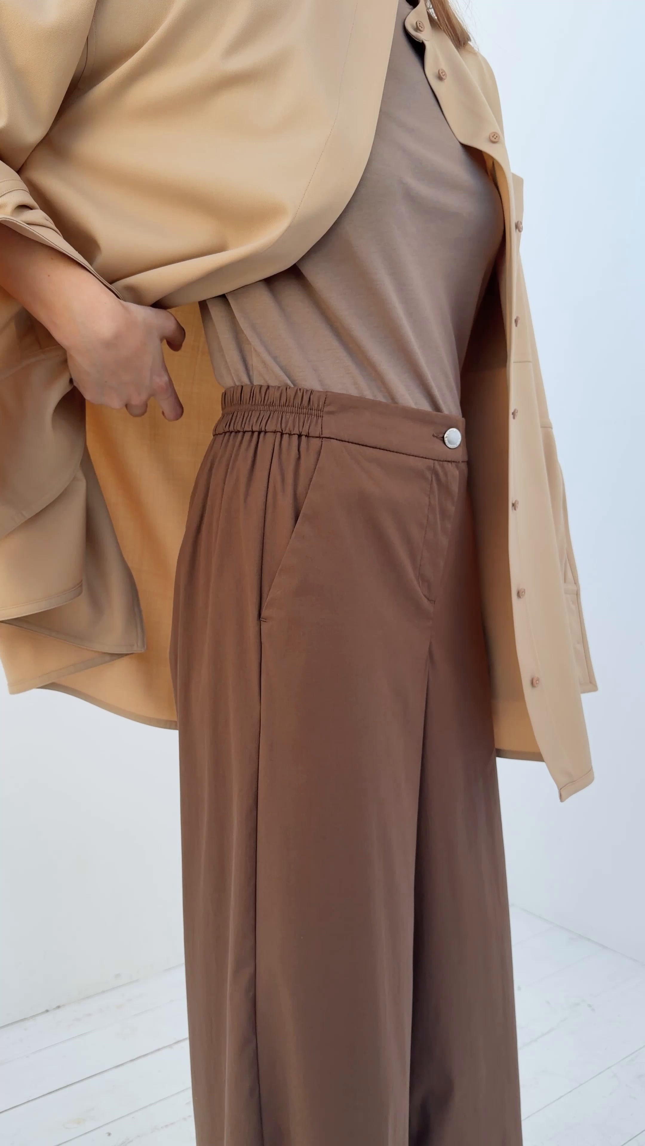 Mac Damen Hosen Fawn Brown