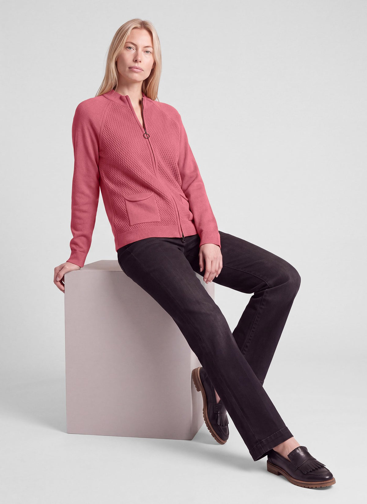Rabe Damen Strickjacken Malve