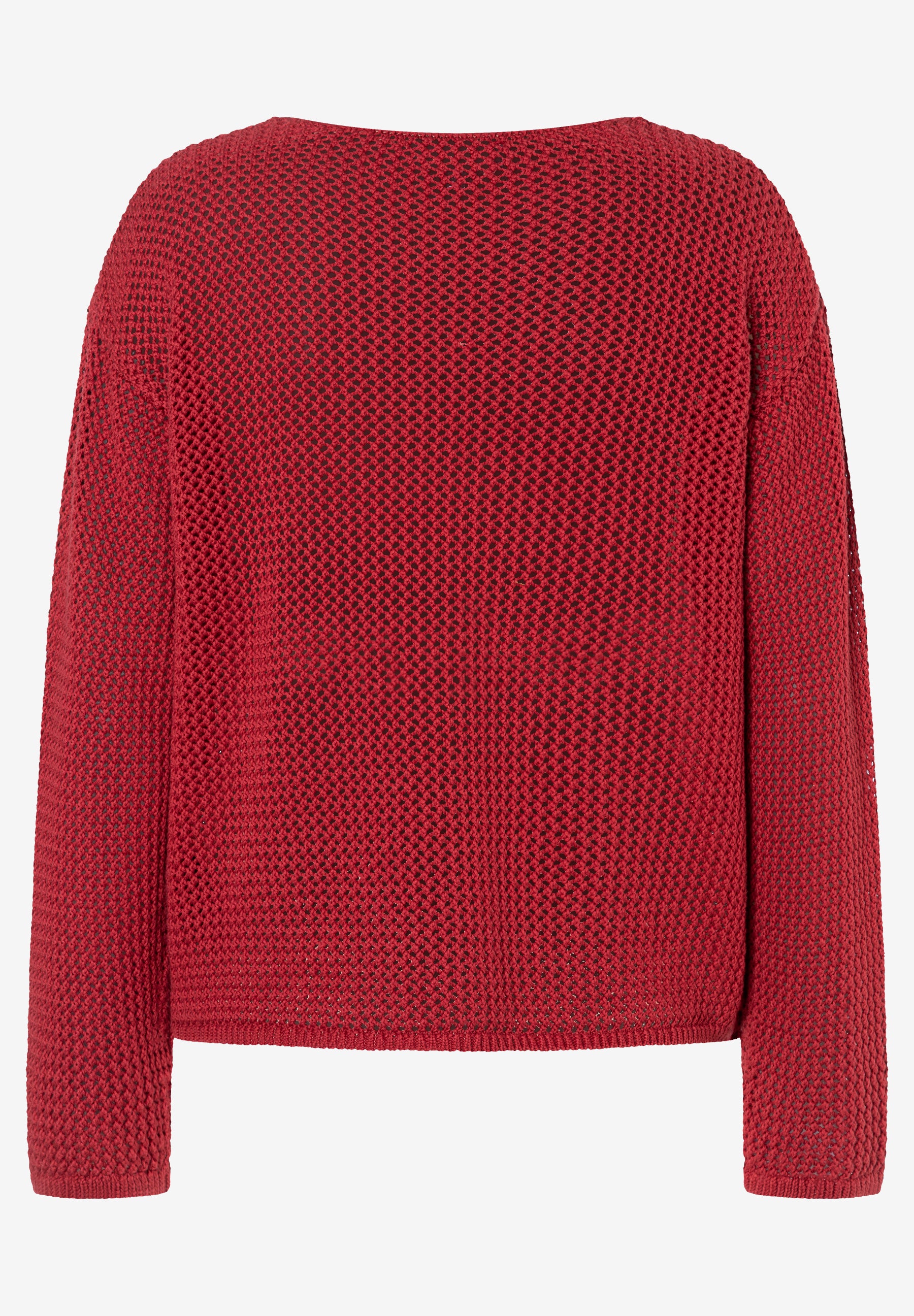 More & More Damen Pullover Red Pepper