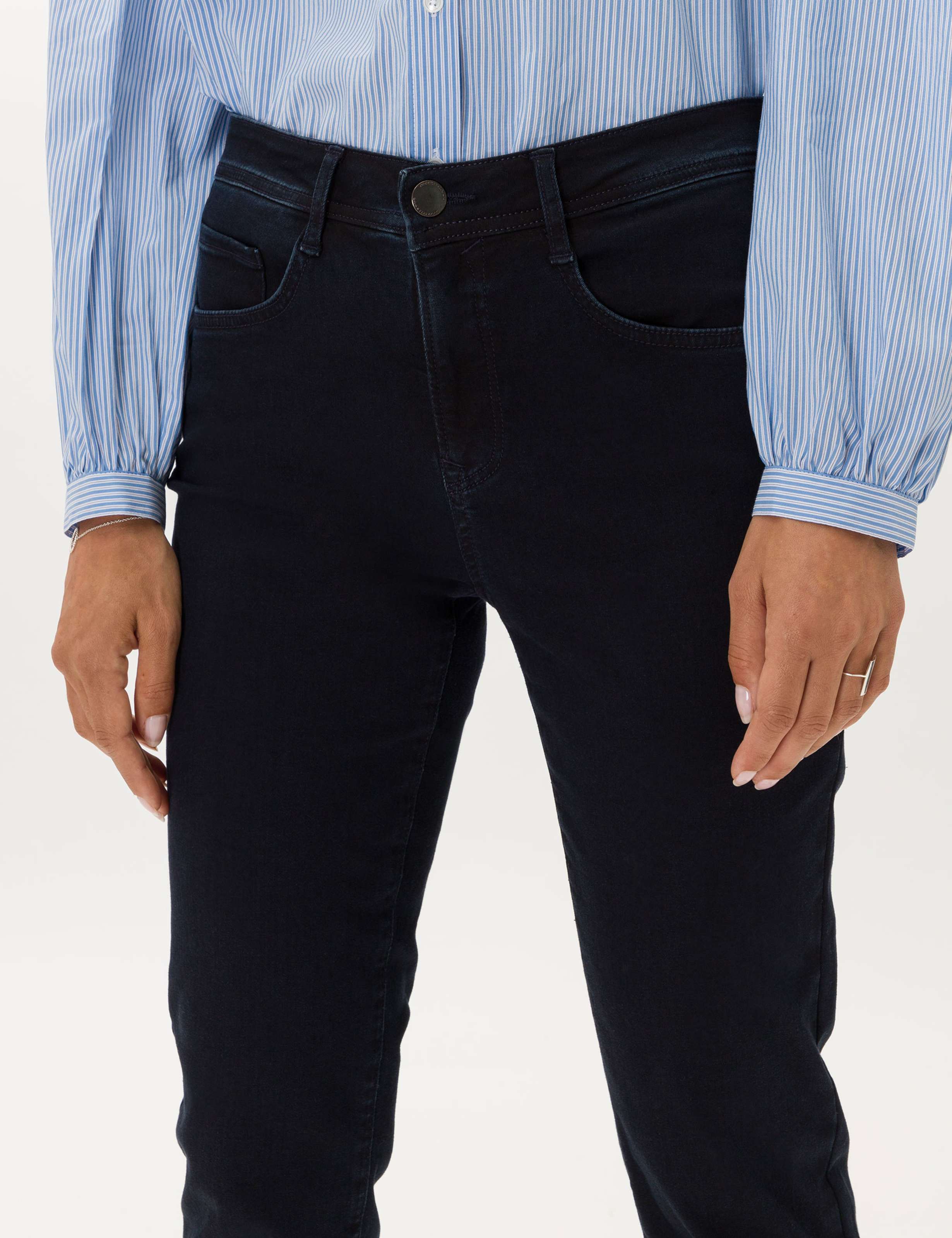 Brax Damen Jeans Clean Dark Blue